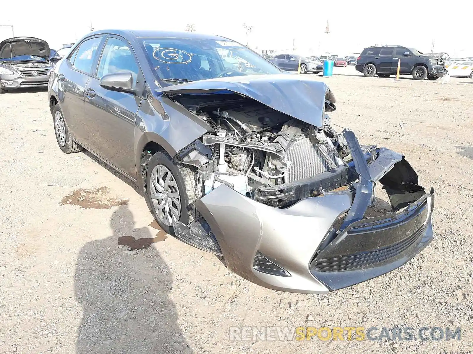 9 Photograph of a damaged car 2T1BURHE8KC139674 TOYOTA COROLLA 2019