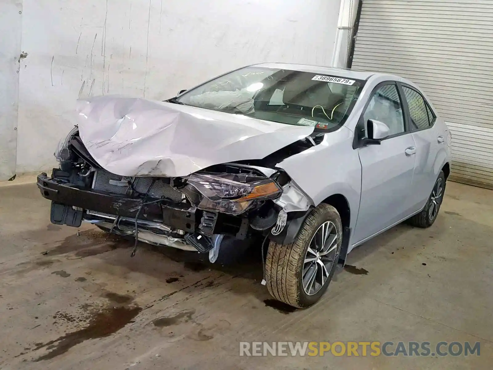 2 Photograph of a damaged car 2T1BURHE8KC140114 TOYOTA COROLLA 2019