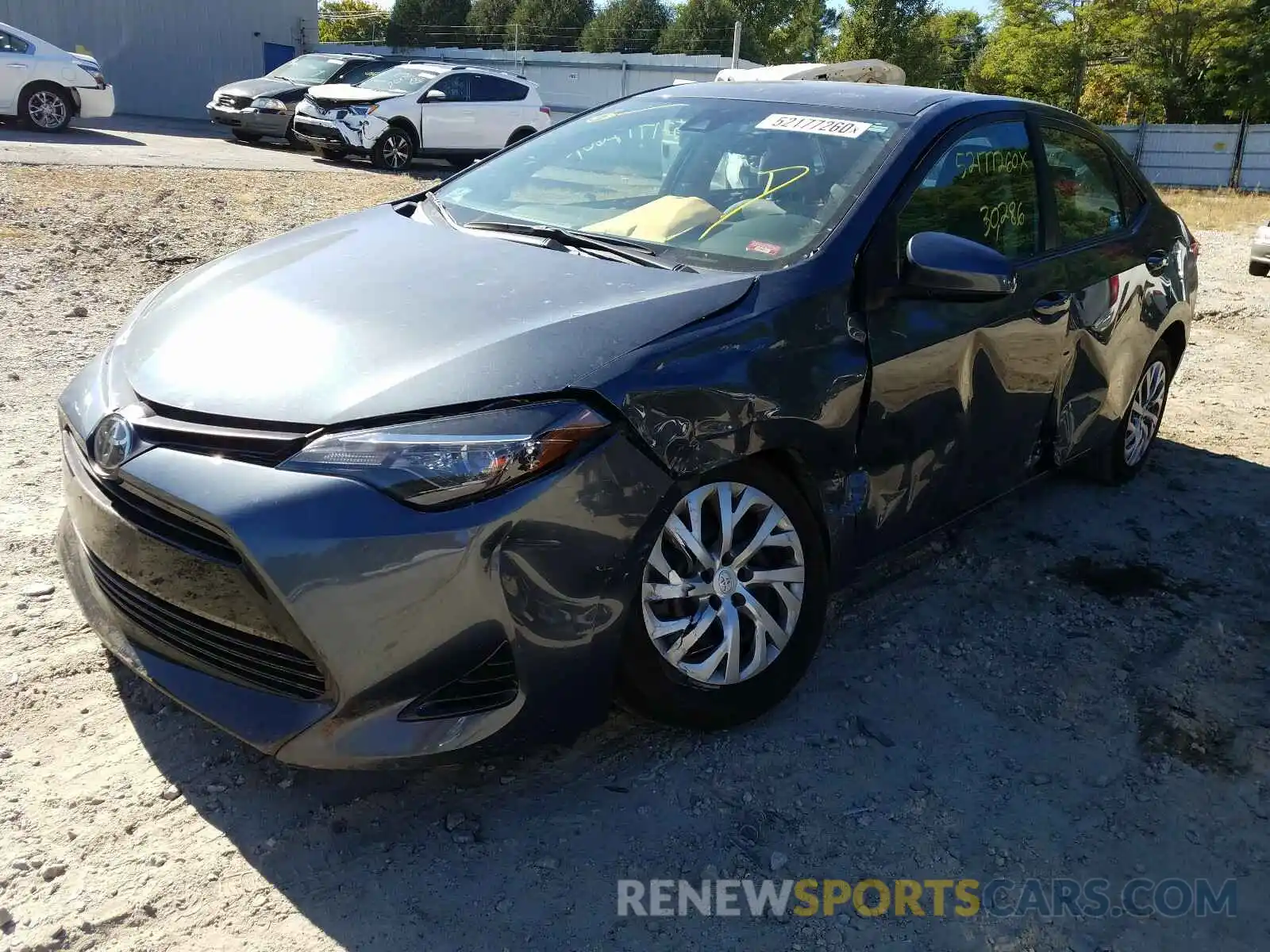 2 Photograph of a damaged car 2T1BURHE8KC140128 TOYOTA COROLLA 2019