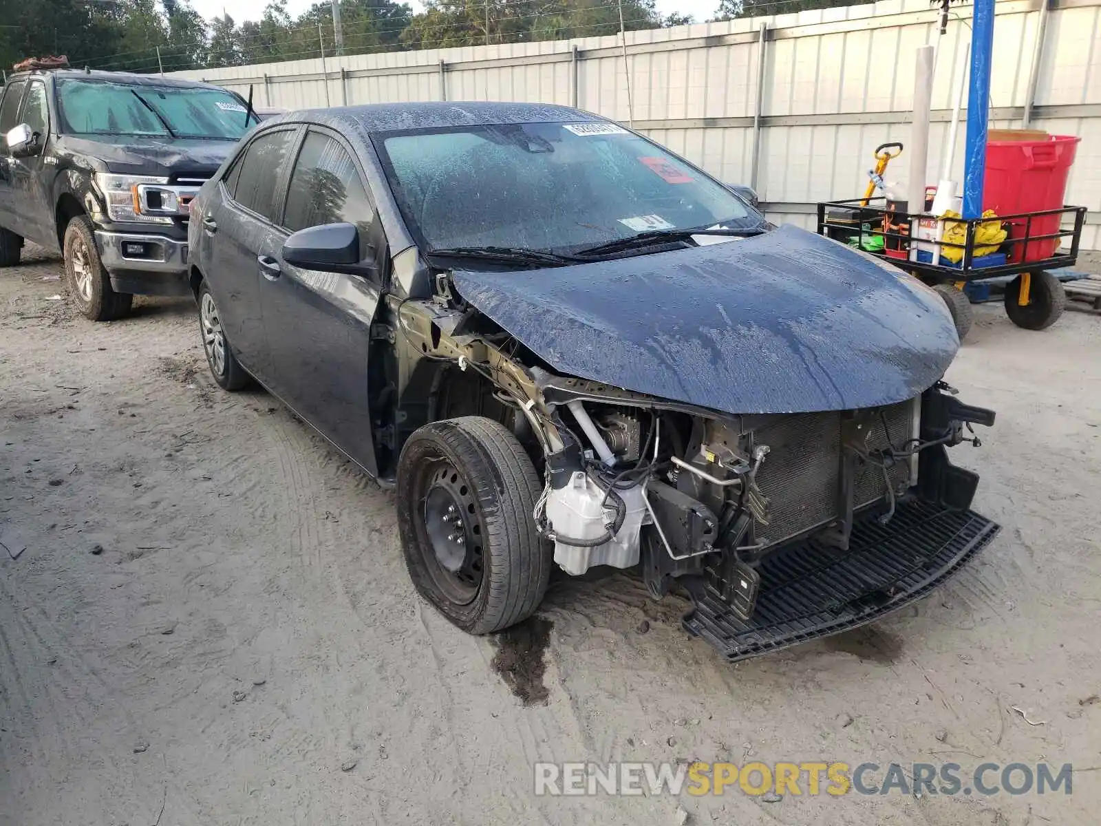 1 Photograph of a damaged car 2T1BURHE8KC140212 TOYOTA COROLLA 2019