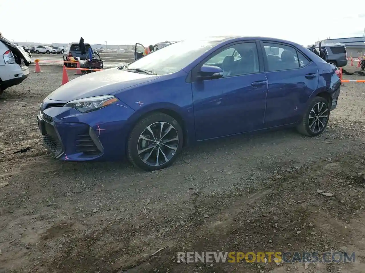 1 Photograph of a damaged car 2T1BURHE8KC140470 TOYOTA COROLLA 2019