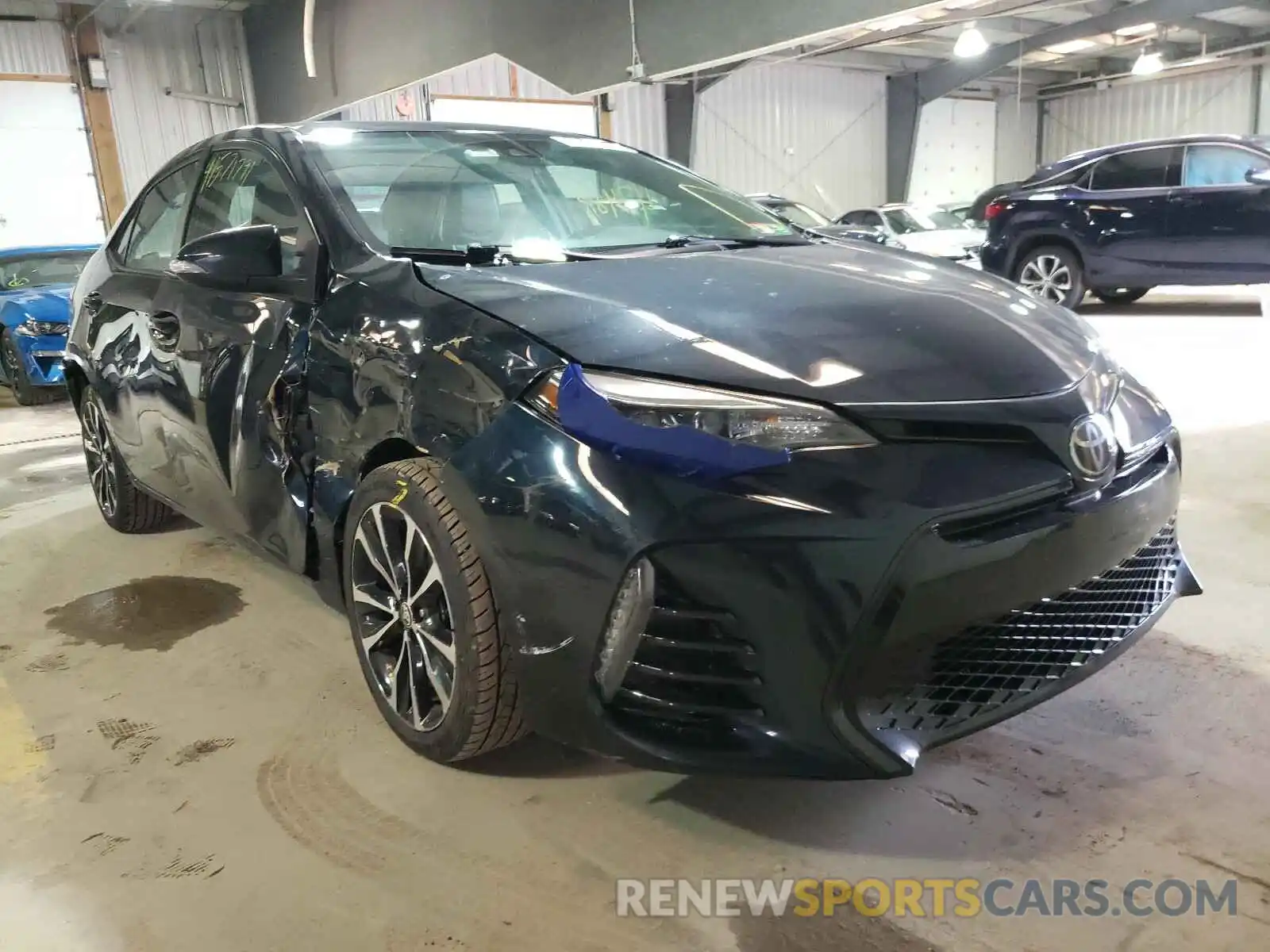 1 Photograph of a damaged car 2T1BURHE8KC140761 TOYOTA COROLLA 2019