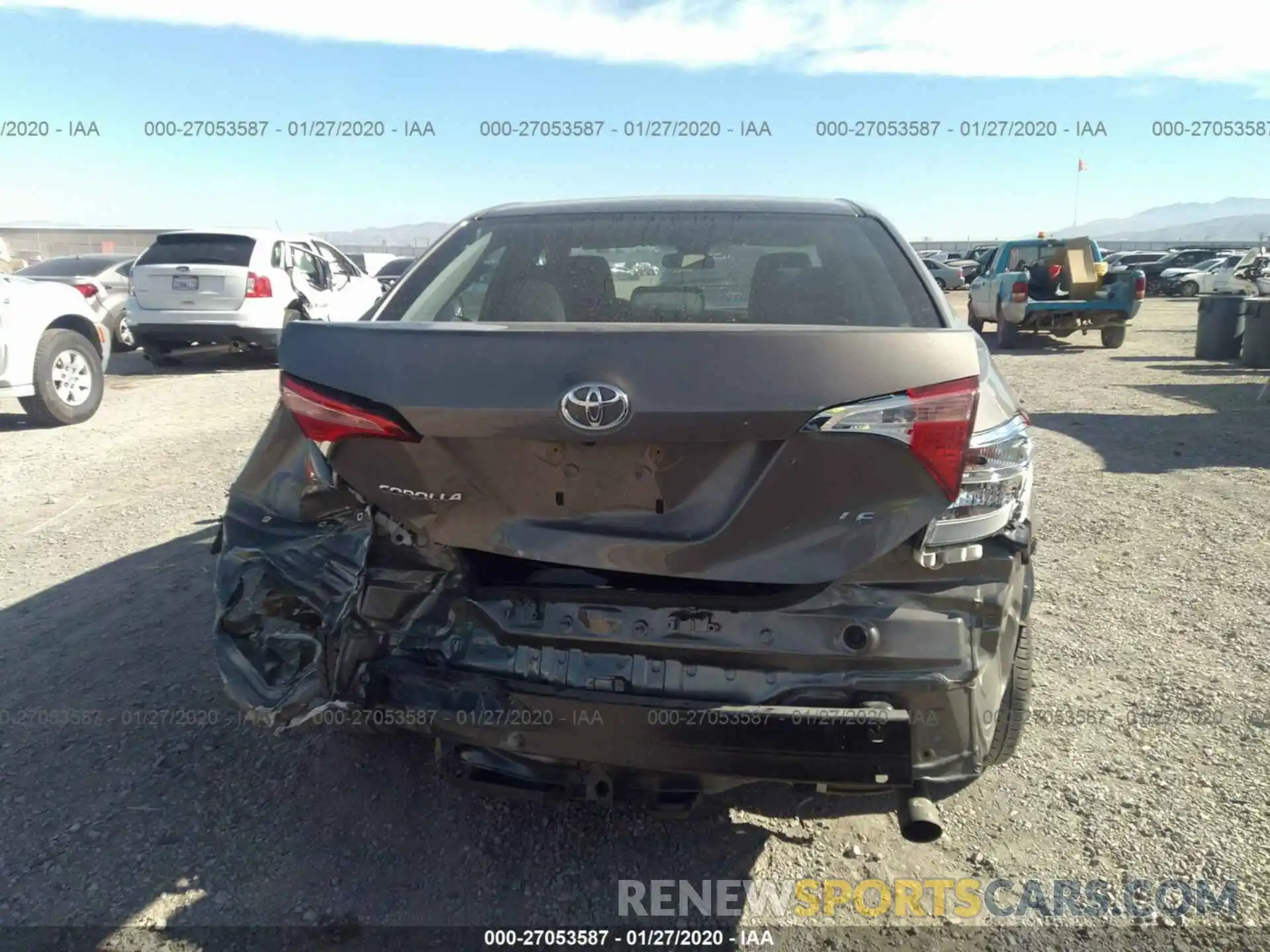 6 Photograph of a damaged car 2T1BURHE8KC141652 TOYOTA COROLLA 2019