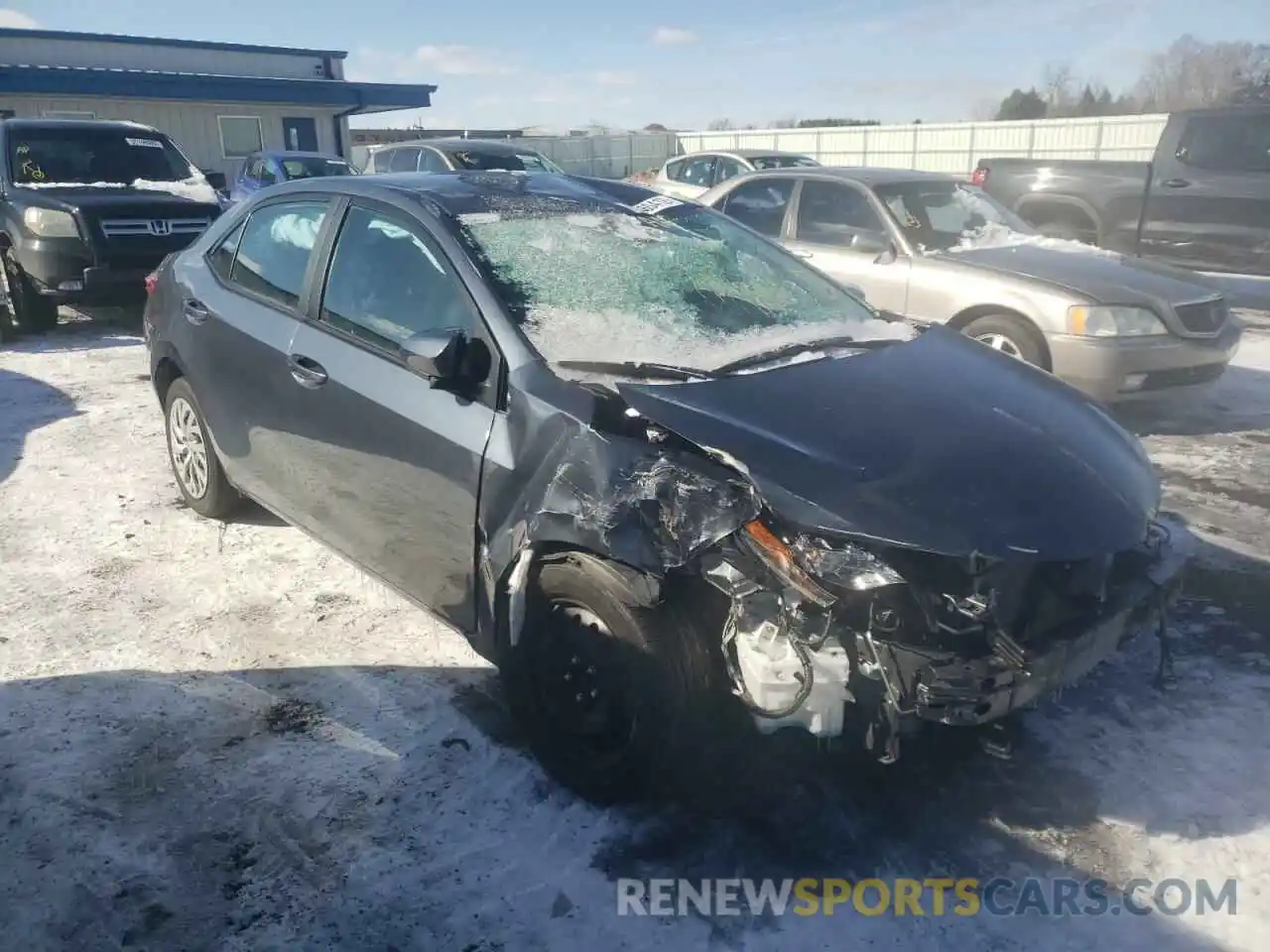 1 Photograph of a damaged car 2T1BURHE8KC142669 TOYOTA COROLLA 2019