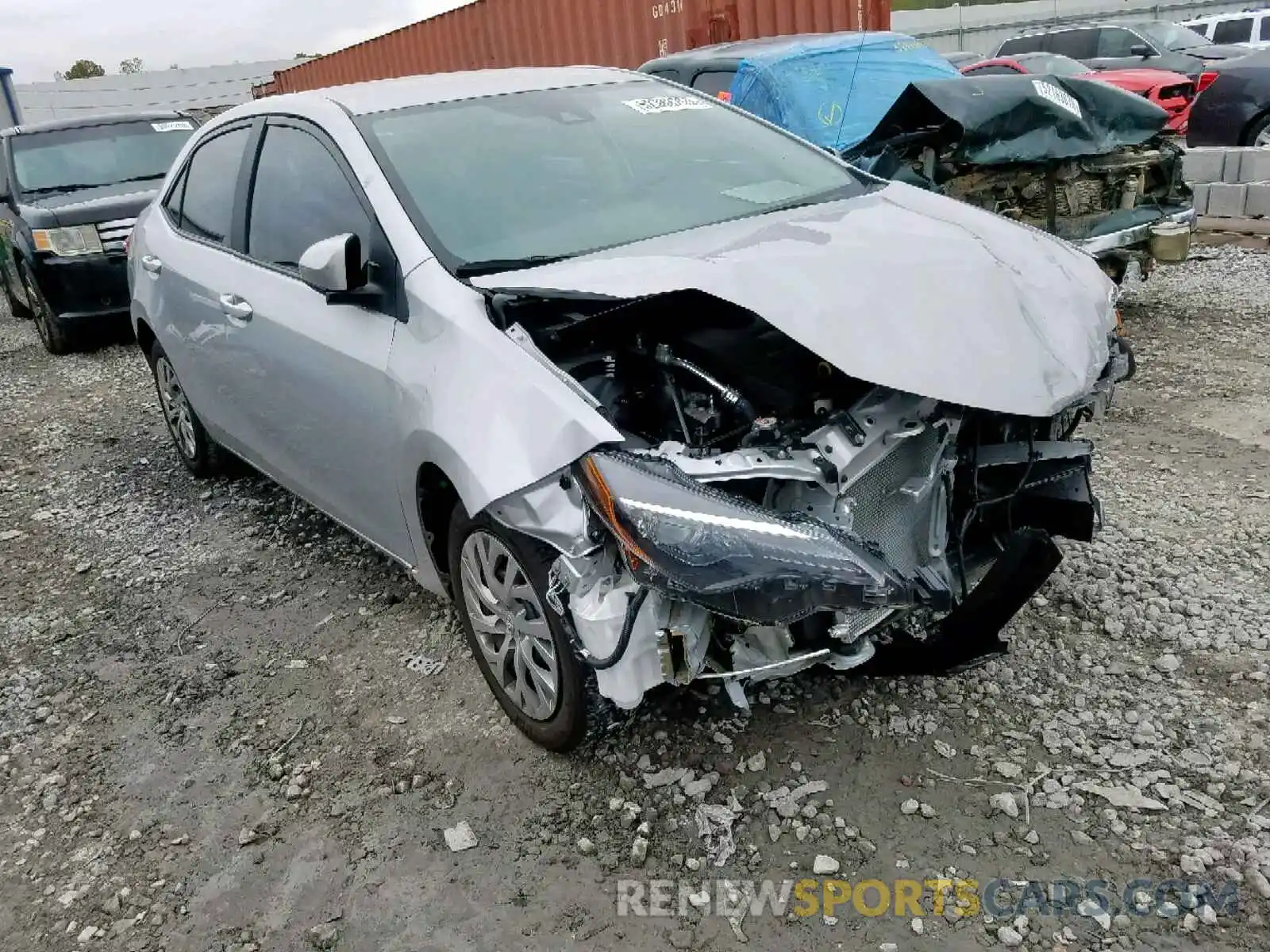 1 Photograph of a damaged car 2T1BURHE8KC142879 TOYOTA COROLLA 2019