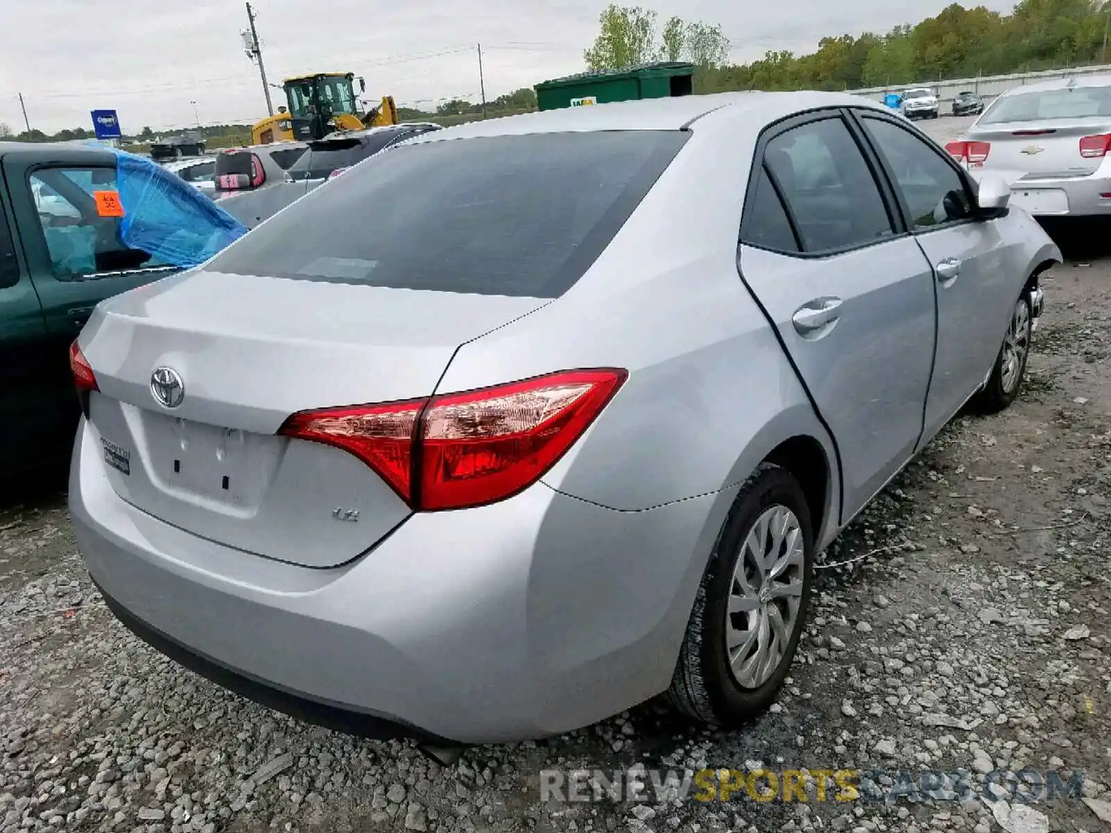 4 Photograph of a damaged car 2T1BURHE8KC142879 TOYOTA COROLLA 2019