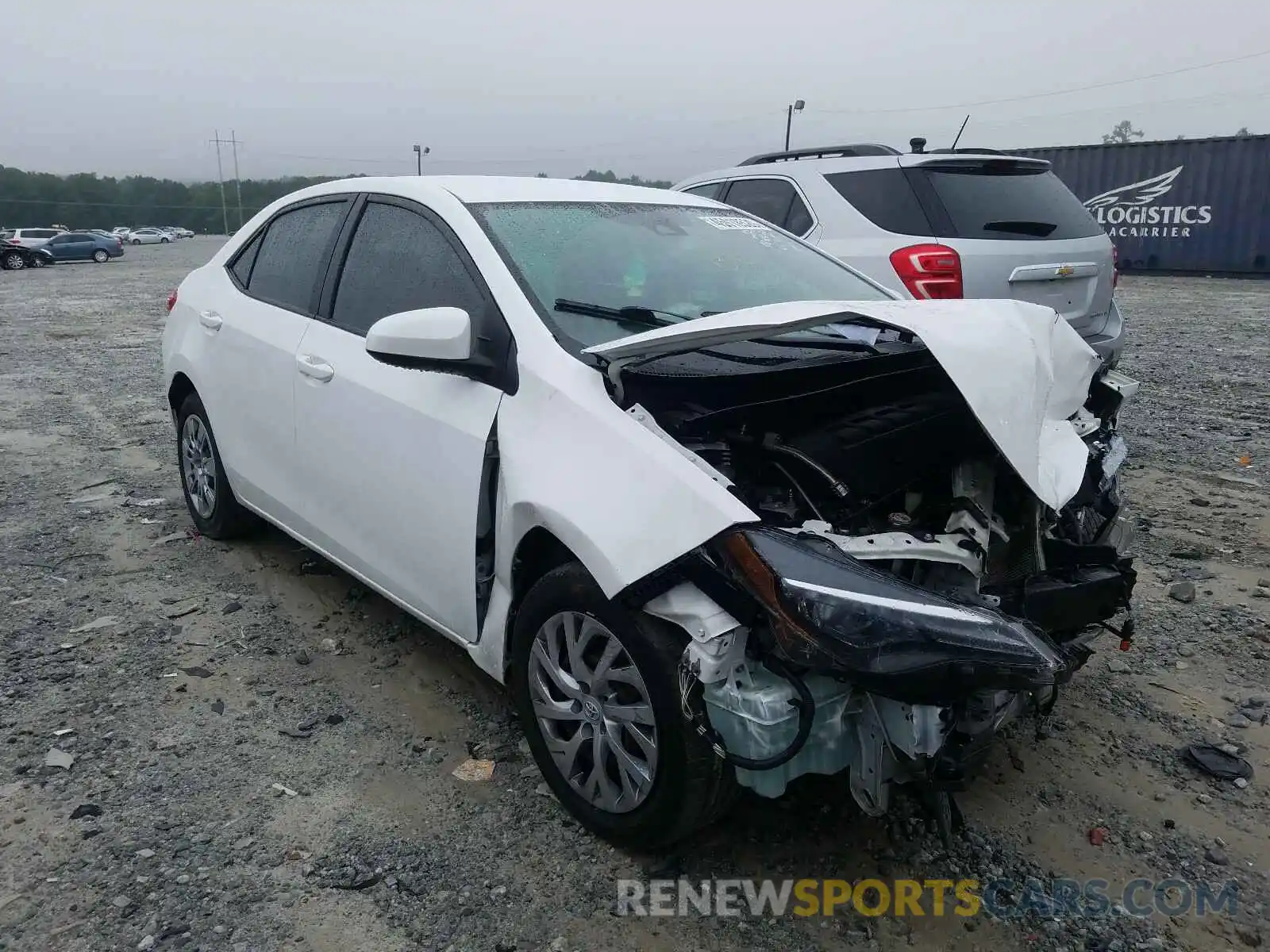 1 Photograph of a damaged car 2T1BURHE8KC142901 TOYOTA COROLLA 2019