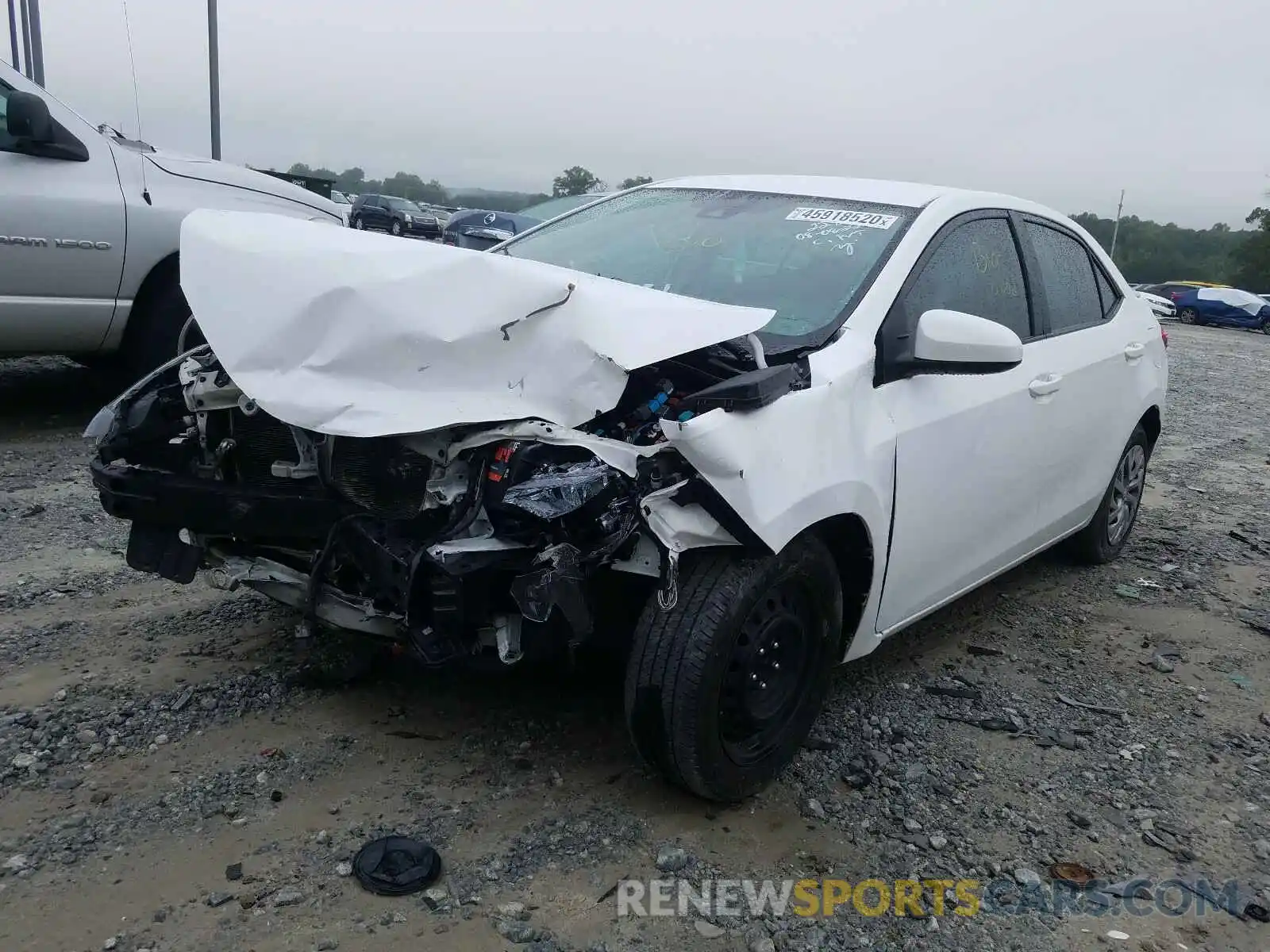 2 Photograph of a damaged car 2T1BURHE8KC142901 TOYOTA COROLLA 2019