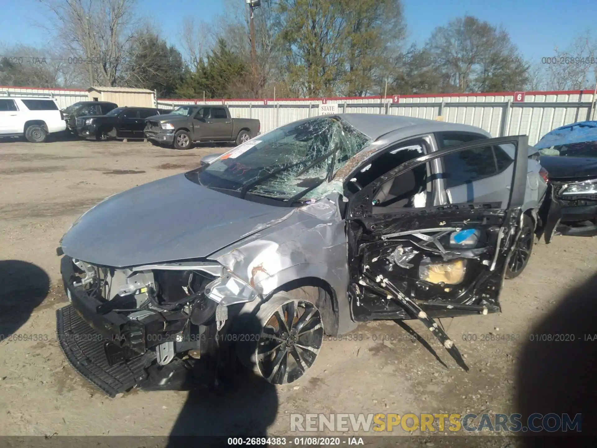 6 Photograph of a damaged car 2T1BURHE8KC143188 TOYOTA COROLLA 2019