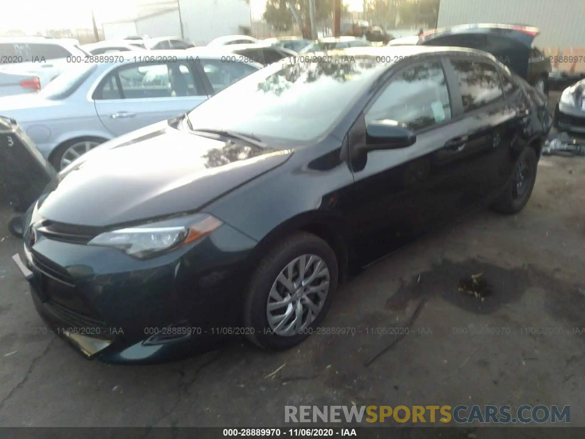 2 Photograph of a damaged car 2T1BURHE8KC143241 TOYOTA COROLLA 2019