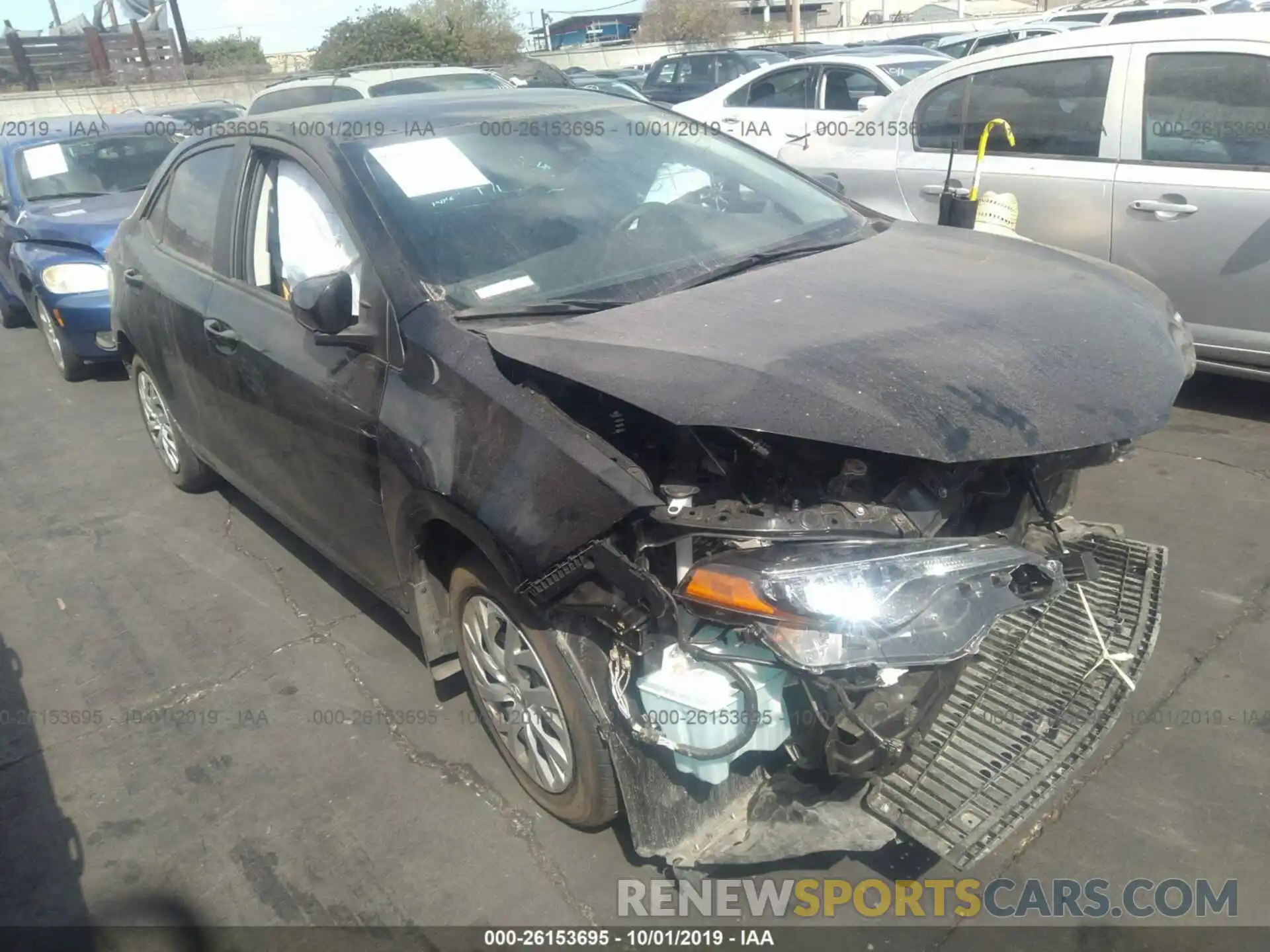 1 Photograph of a damaged car 2T1BURHE8KC144082 TOYOTA COROLLA 2019