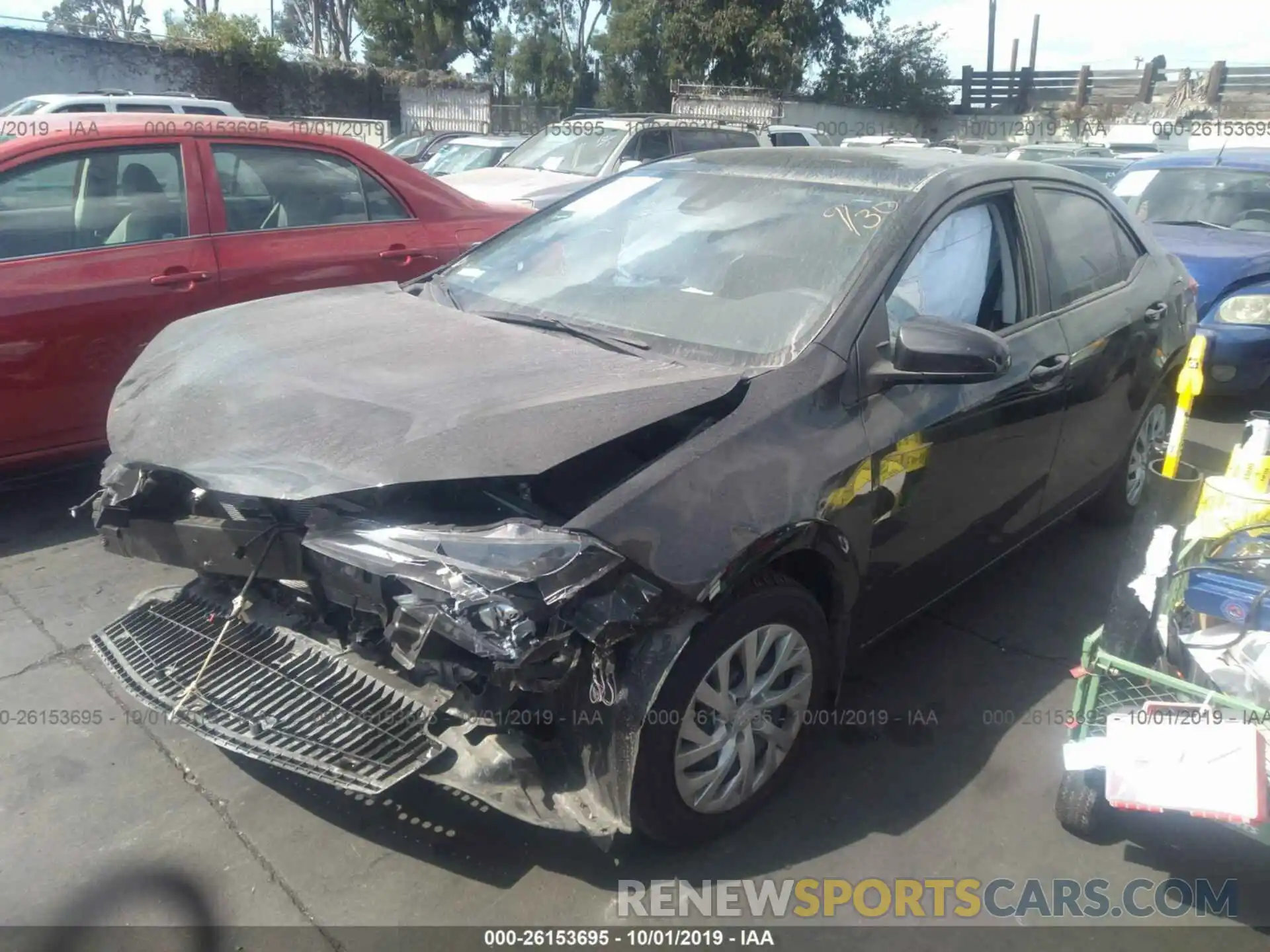 2 Photograph of a damaged car 2T1BURHE8KC144082 TOYOTA COROLLA 2019