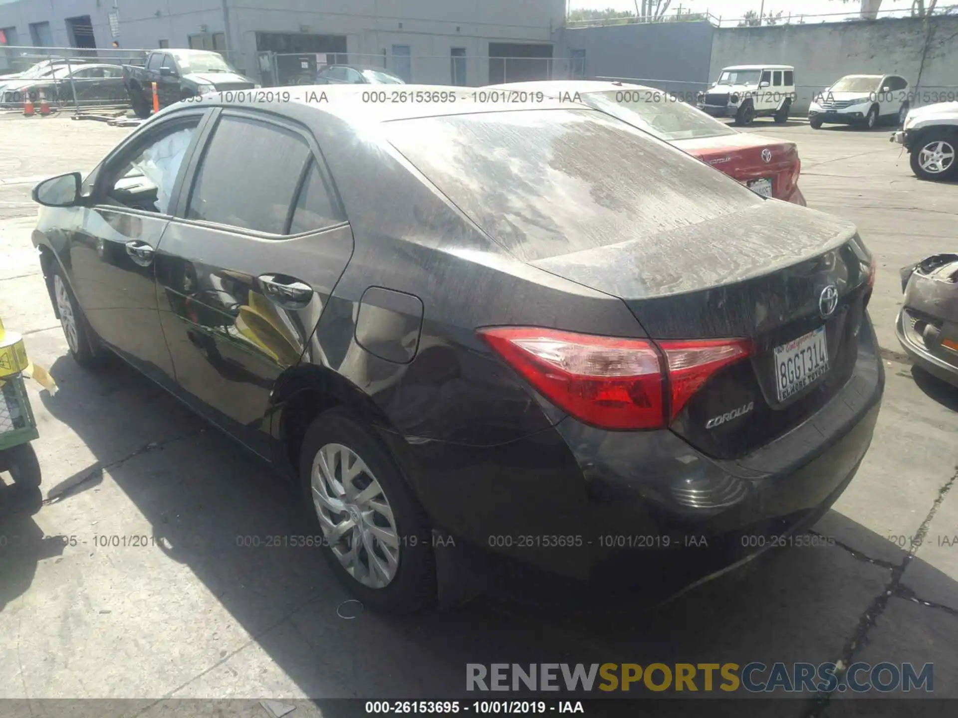 3 Photograph of a damaged car 2T1BURHE8KC144082 TOYOTA COROLLA 2019