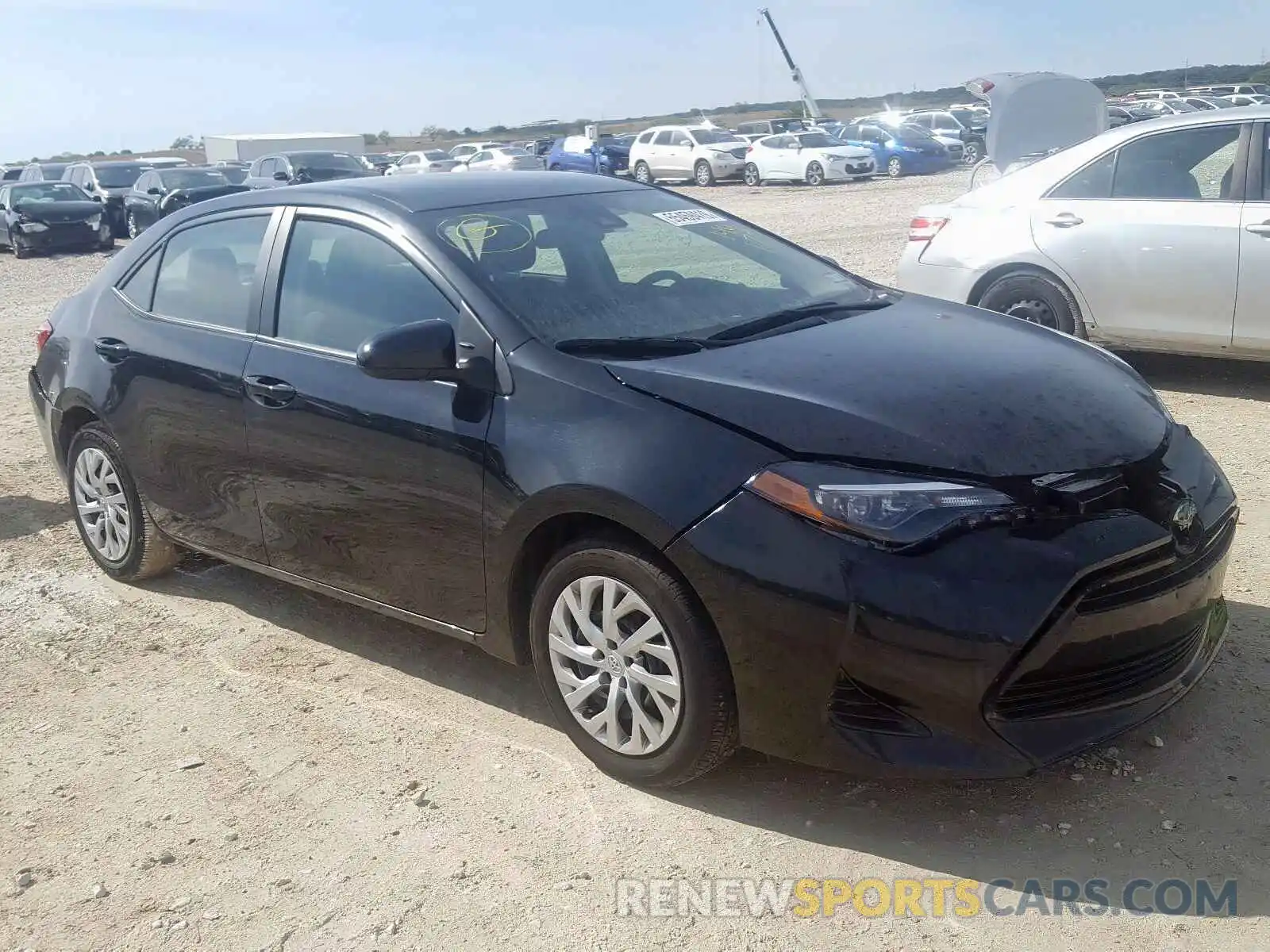 1 Photograph of a damaged car 2T1BURHE8KC144177 TOYOTA COROLLA 2019