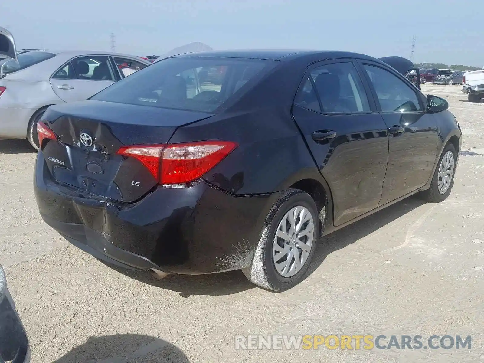 4 Photograph of a damaged car 2T1BURHE8KC144177 TOYOTA COROLLA 2019