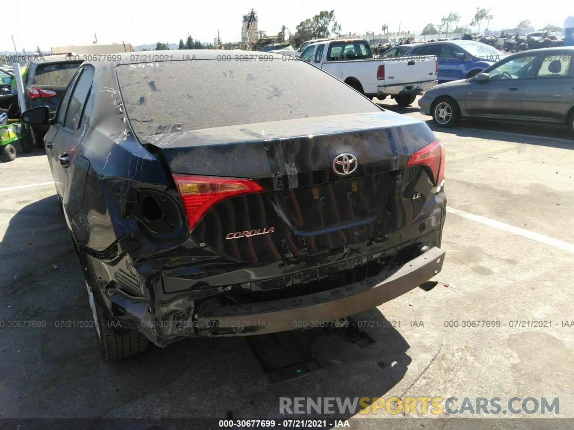 6 Photograph of a damaged car 2T1BURHE8KC145104 TOYOTA COROLLA 2019