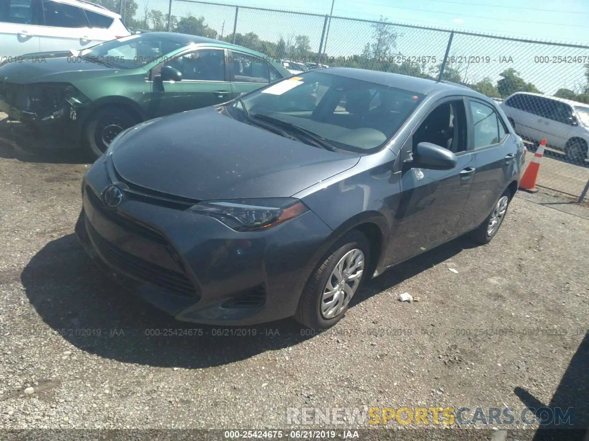 2 Photograph of a damaged car 2T1BURHE8KC145247 TOYOTA COROLLA 2019