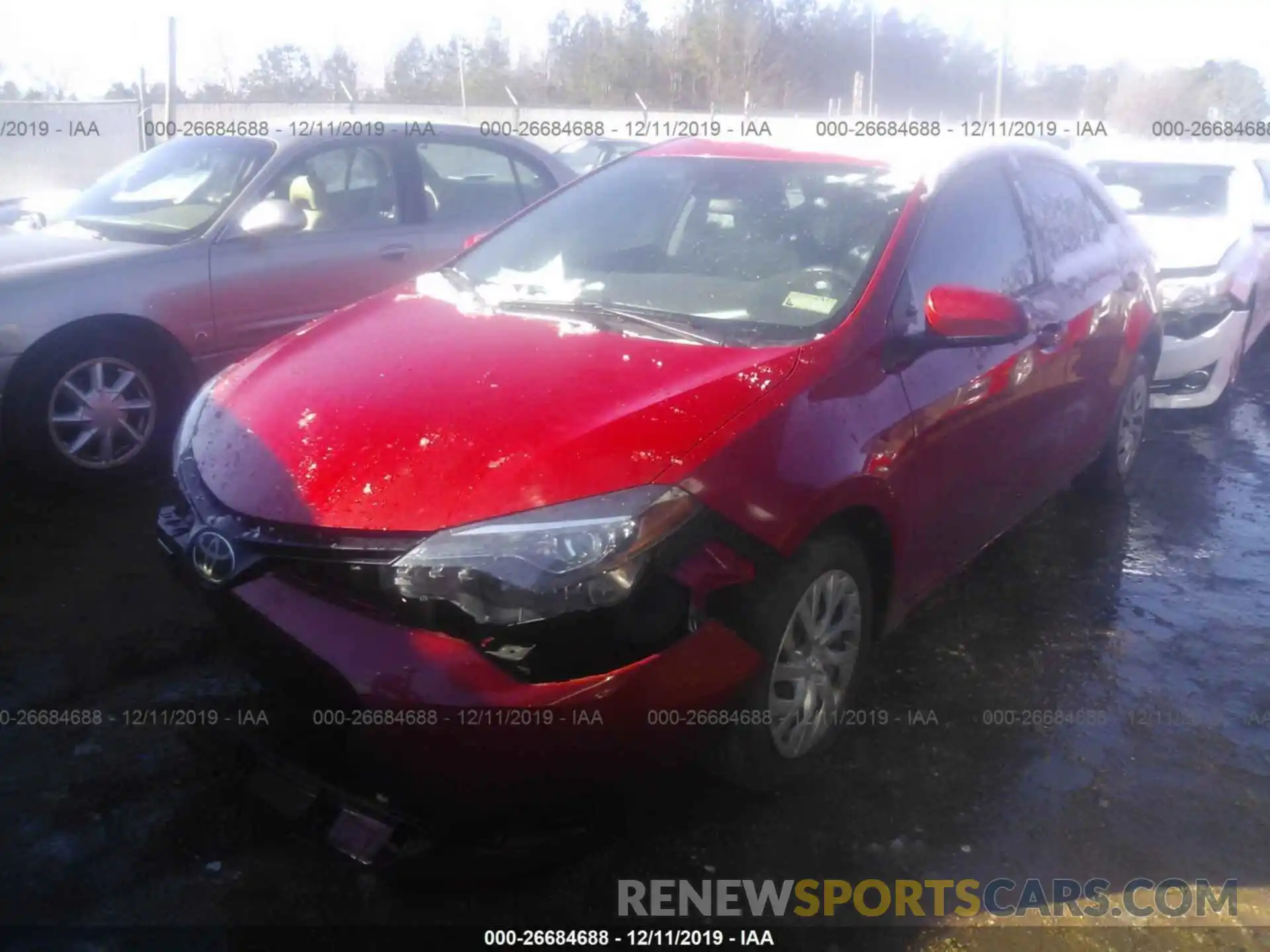 2 Photograph of a damaged car 2T1BURHE8KC146107 TOYOTA COROLLA 2019