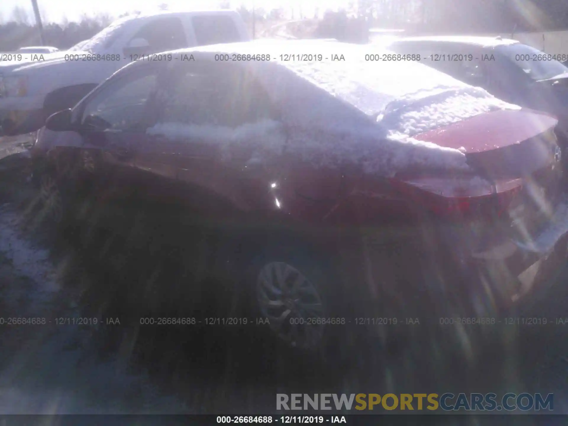 3 Photograph of a damaged car 2T1BURHE8KC146107 TOYOTA COROLLA 2019