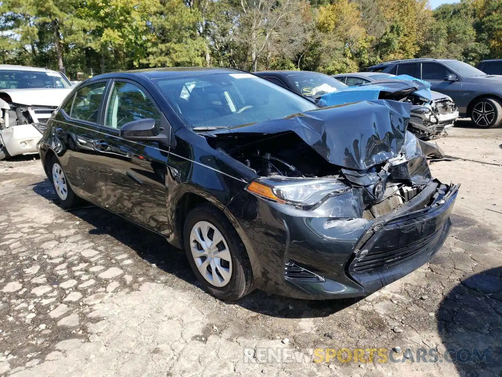 1 Photograph of a damaged car 2T1BURHE8KC146236 TOYOTA COROLLA 2019
