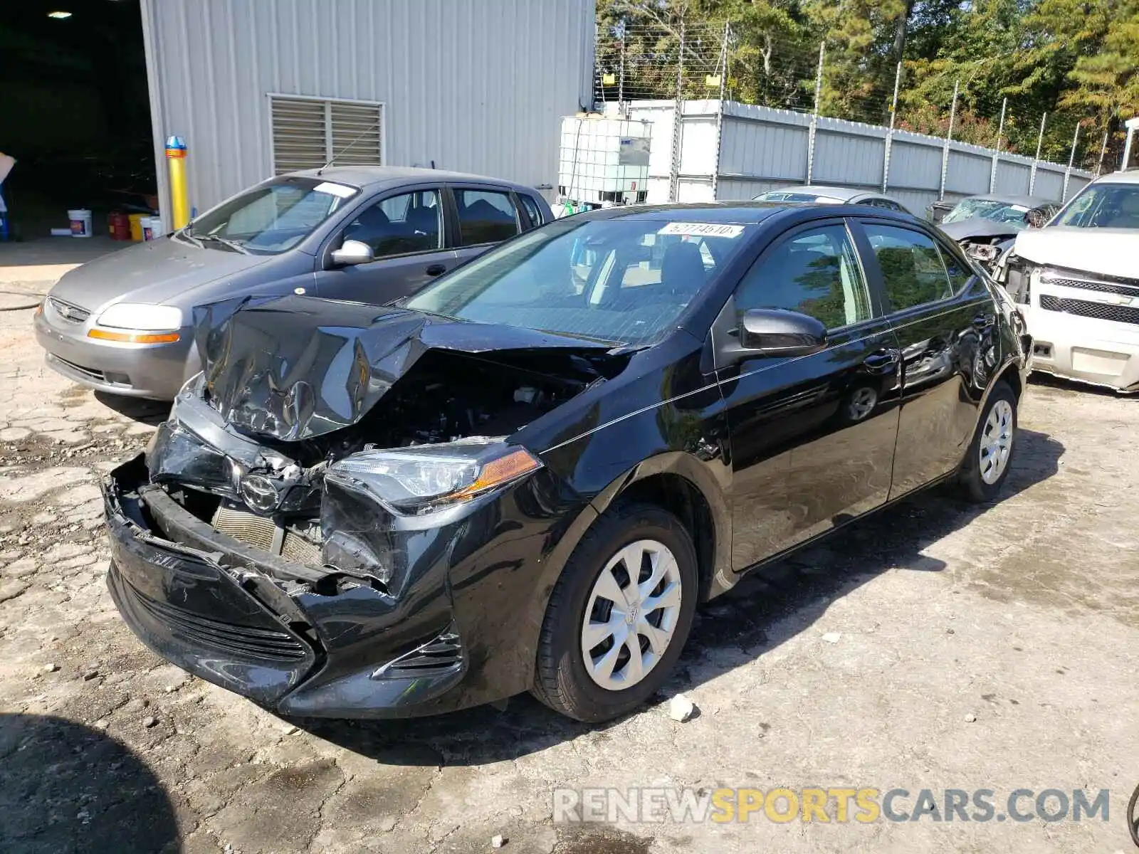 2 Photograph of a damaged car 2T1BURHE8KC146236 TOYOTA COROLLA 2019