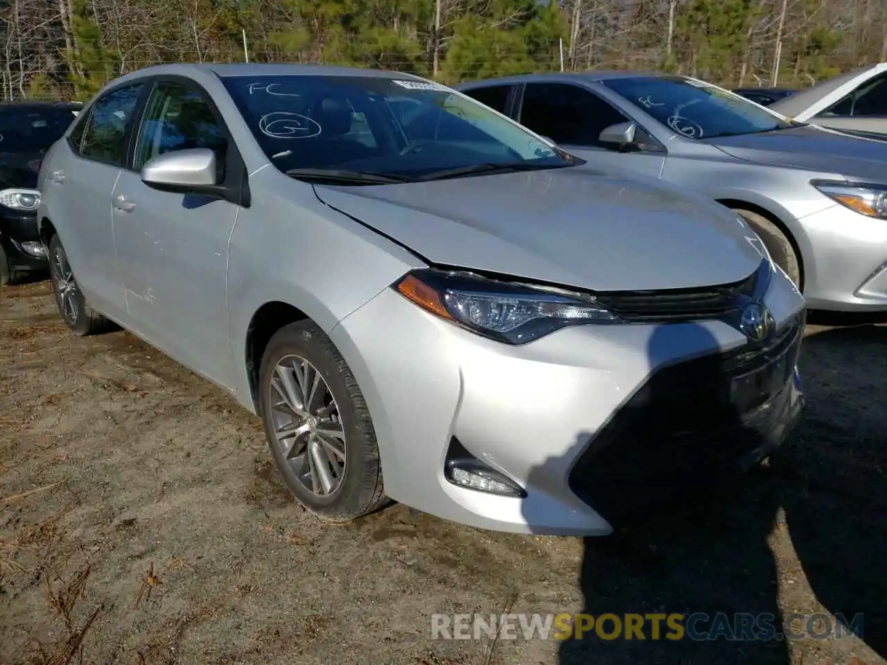 1 Photograph of a damaged car 2T1BURHE8KC146396 TOYOTA COROLLA 2019