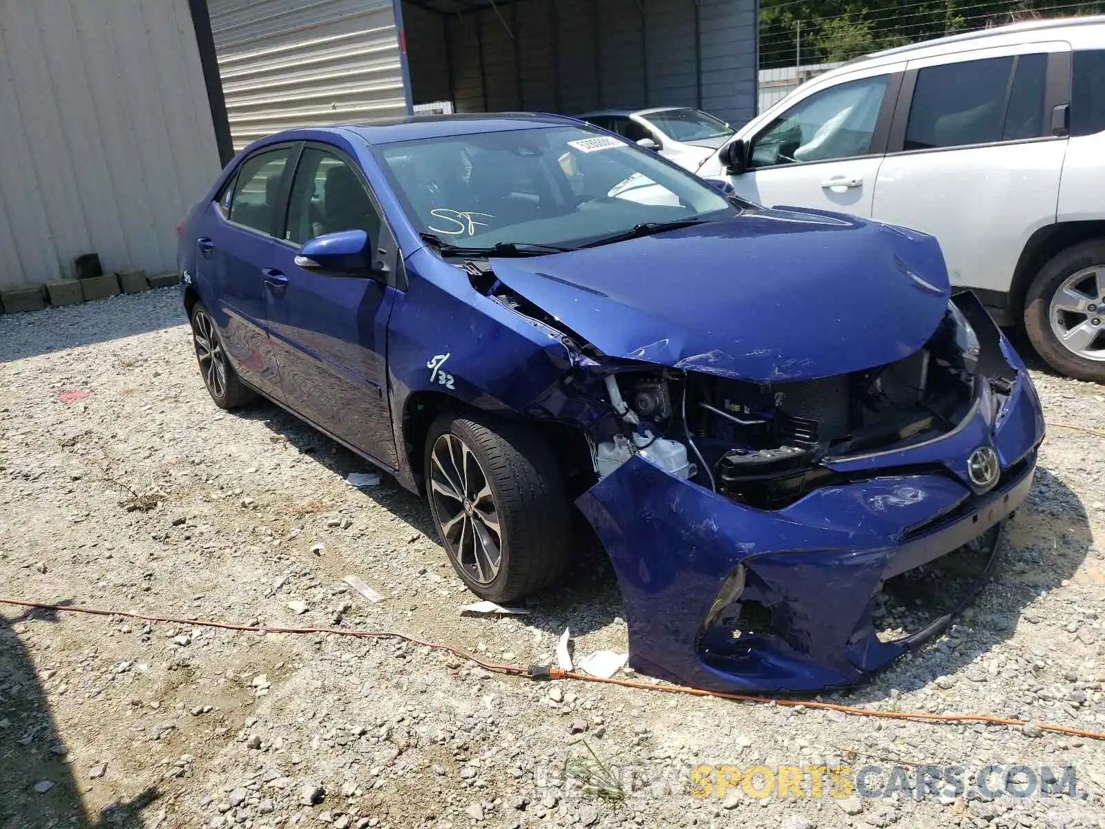 1 Photograph of a damaged car 2T1BURHE8KC146916 TOYOTA COROLLA 2019