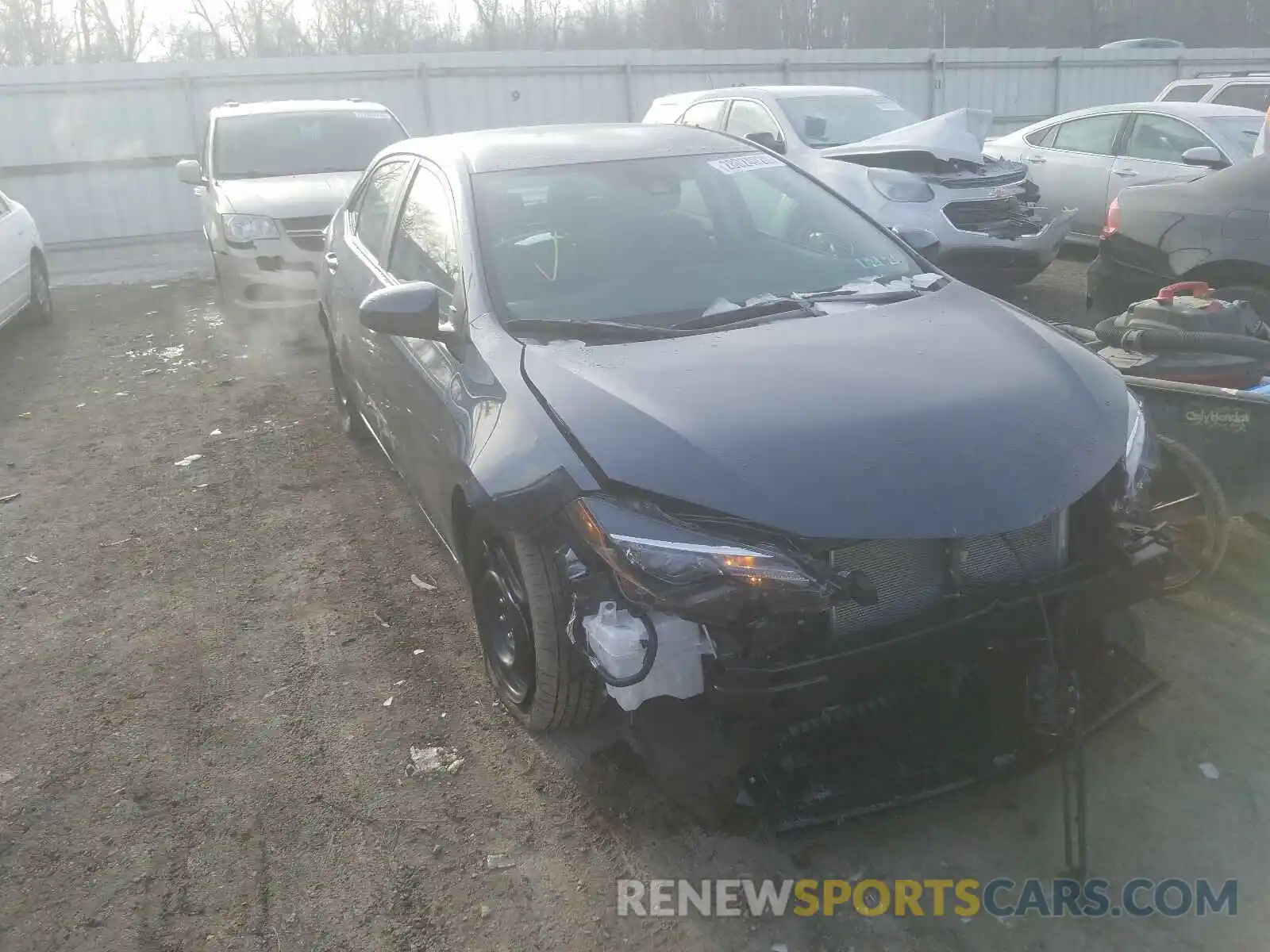 1 Photograph of a damaged car 2T1BURHE8KC147211 TOYOTA COROLLA 2019