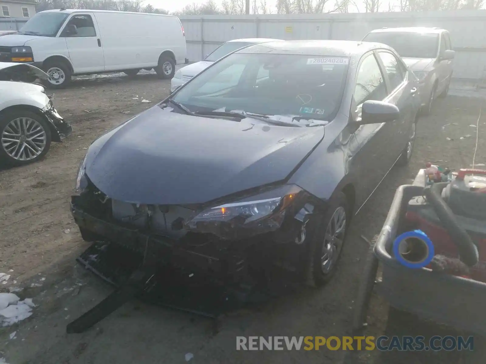 2 Photograph of a damaged car 2T1BURHE8KC147211 TOYOTA COROLLA 2019