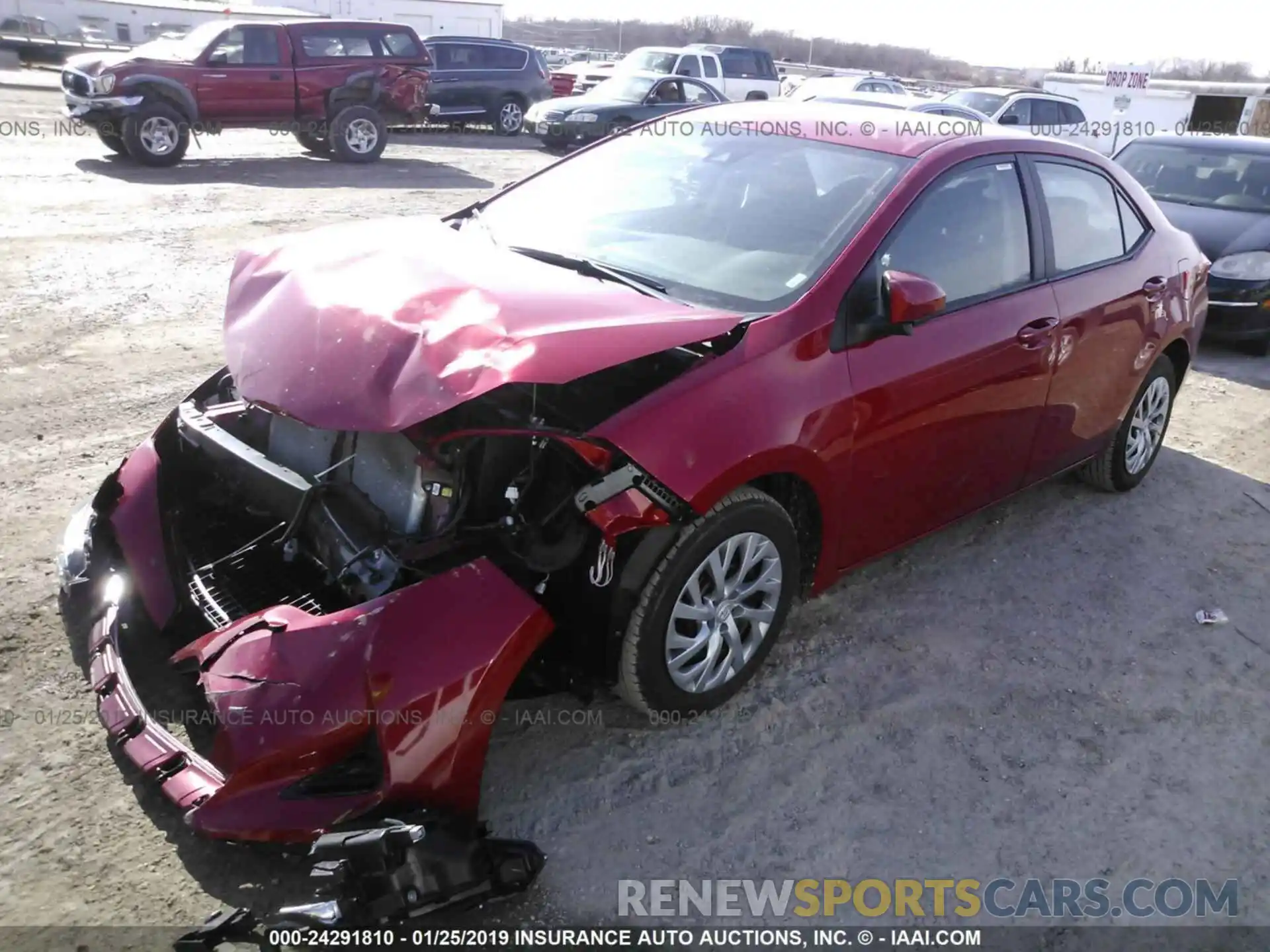 2 Photograph of a damaged car 2T1BURHE8KC147337 TOYOTA COROLLA 2019