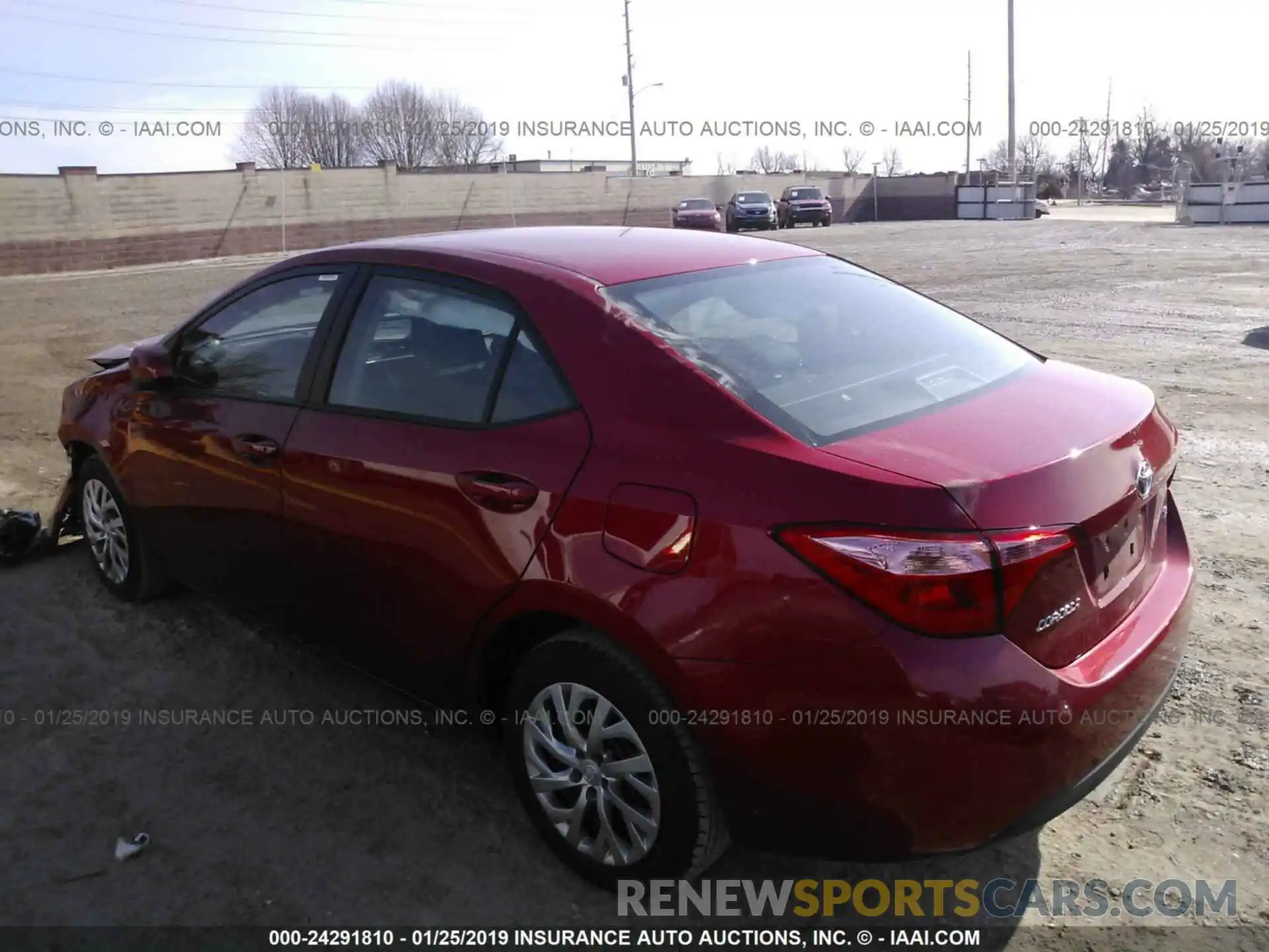 3 Photograph of a damaged car 2T1BURHE8KC147337 TOYOTA COROLLA 2019