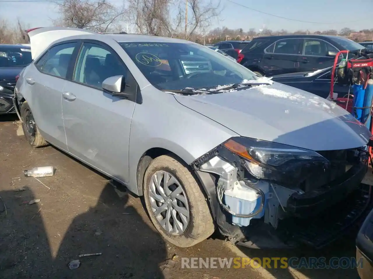 1 Photograph of a damaged car 2T1BURHE8KC147550 TOYOTA COROLLA 2019