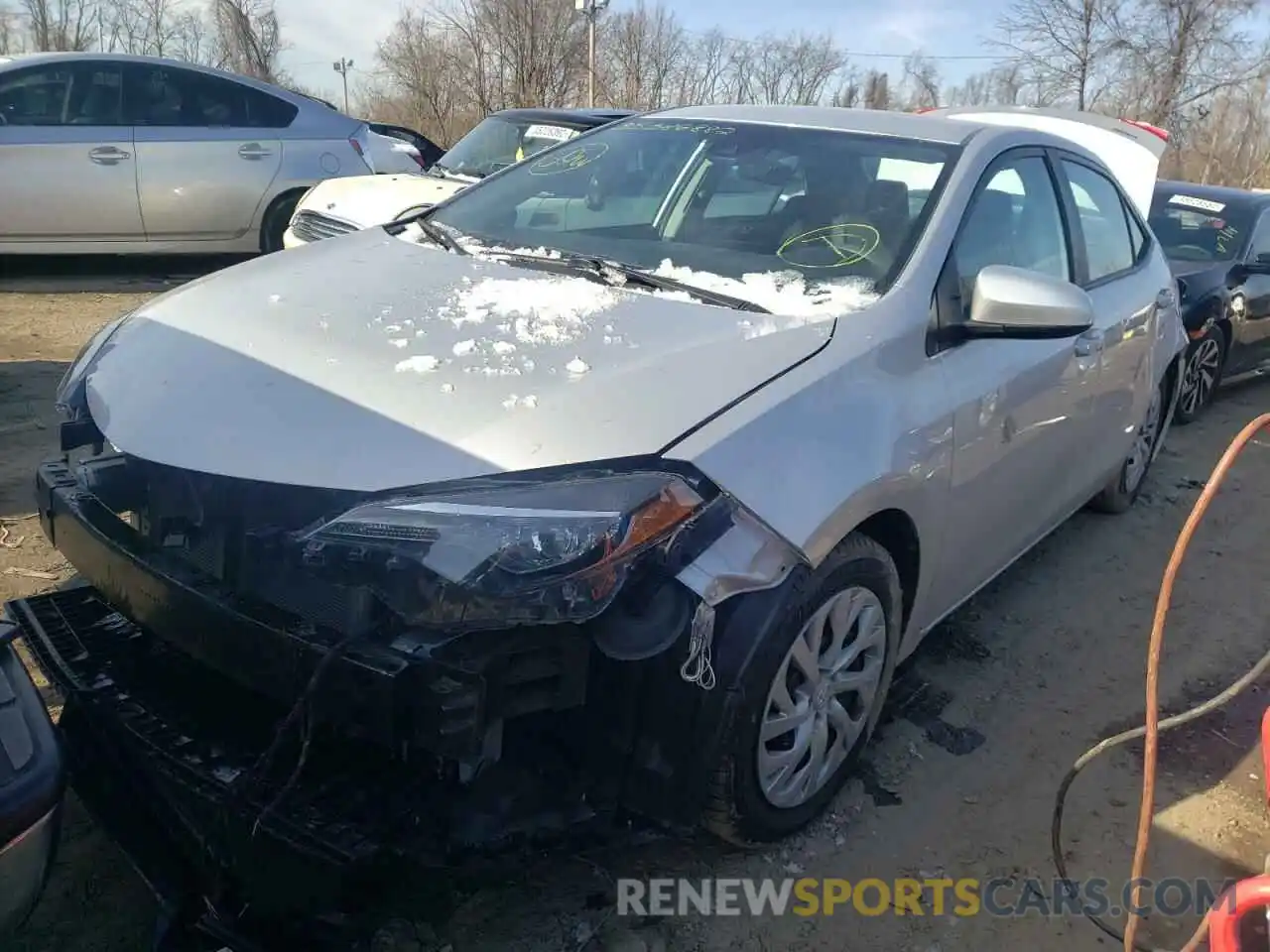 2 Photograph of a damaged car 2T1BURHE8KC147550 TOYOTA COROLLA 2019