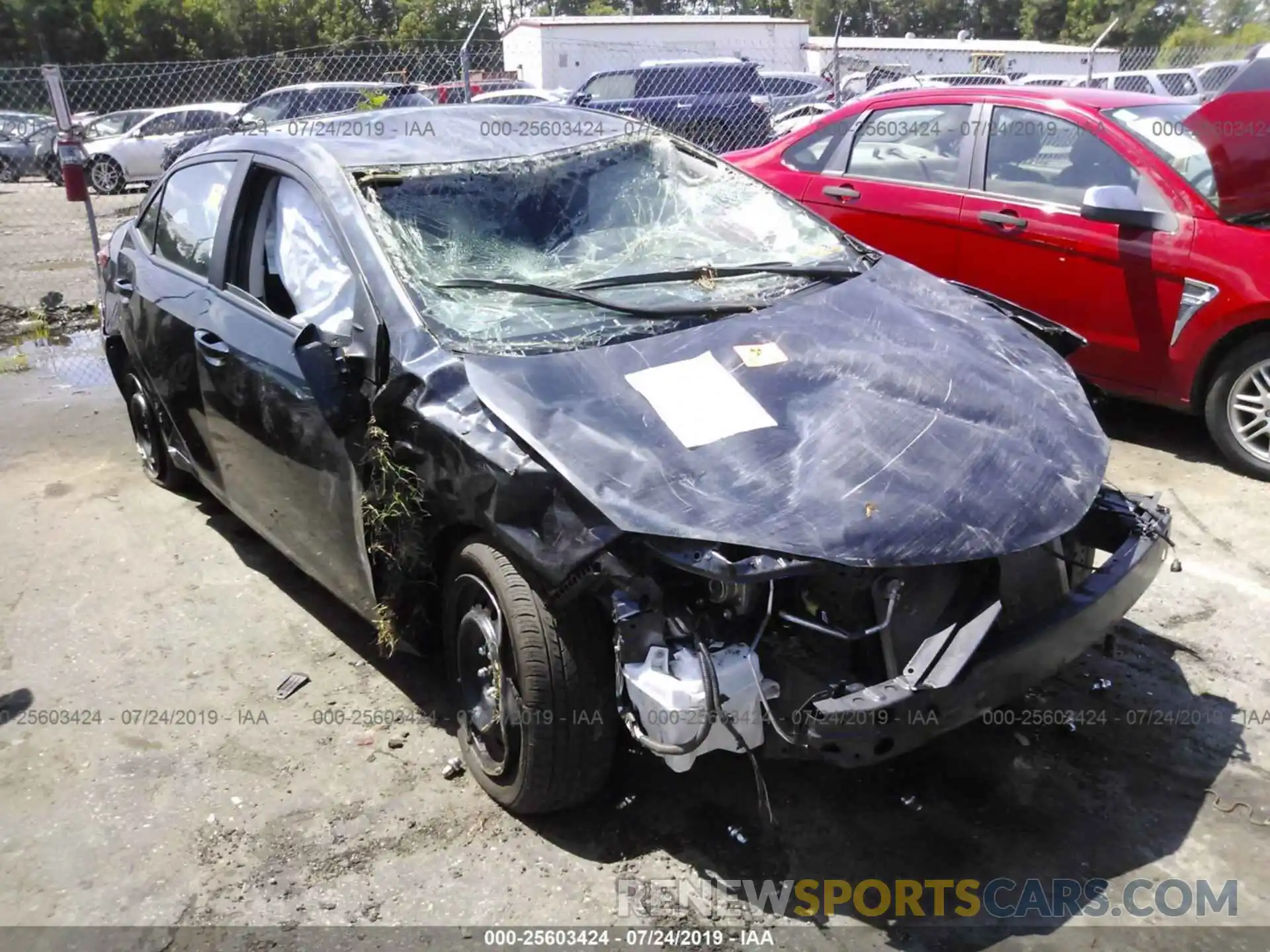 6 Photograph of a damaged car 2T1BURHE8KC147578 TOYOTA COROLLA 2019