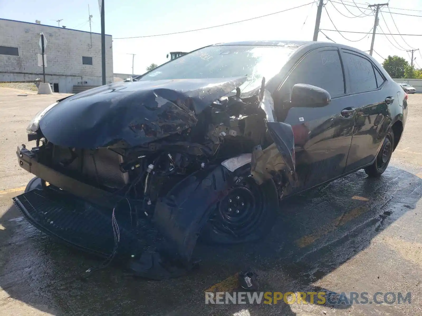 2 Photograph of a damaged car 2T1BURHE8KC147712 TOYOTA COROLLA 2019