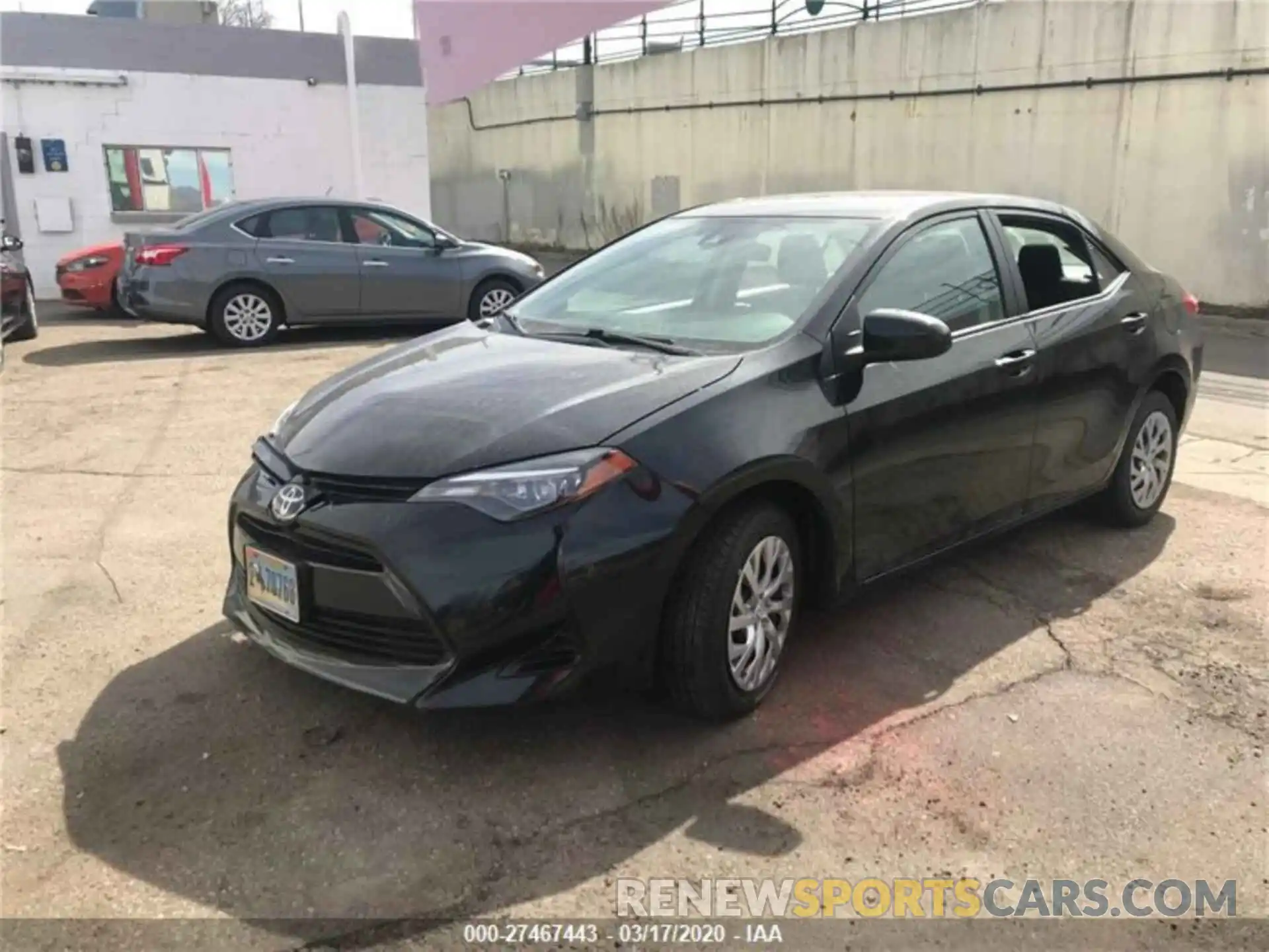 3 Photograph of a damaged car 2T1BURHE8KC148102 TOYOTA COROLLA 2019