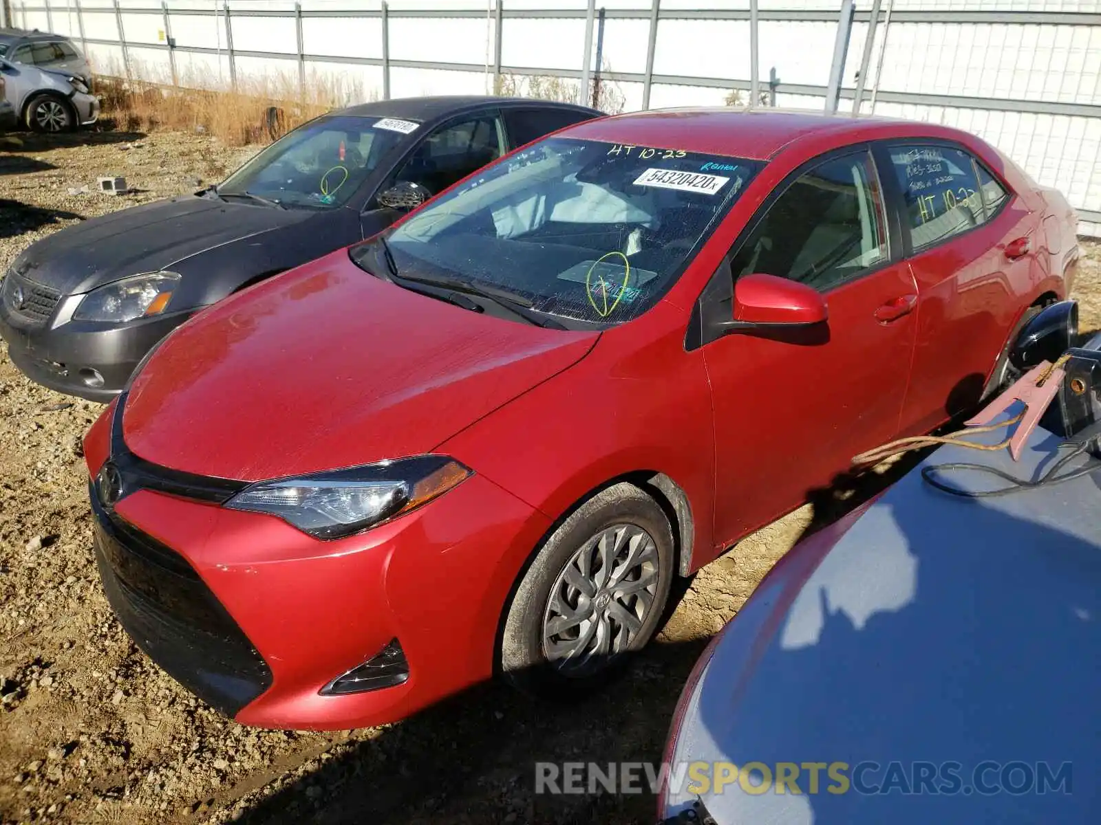 2 Photograph of a damaged car 2T1BURHE8KC148486 TOYOTA COROLLA 2019