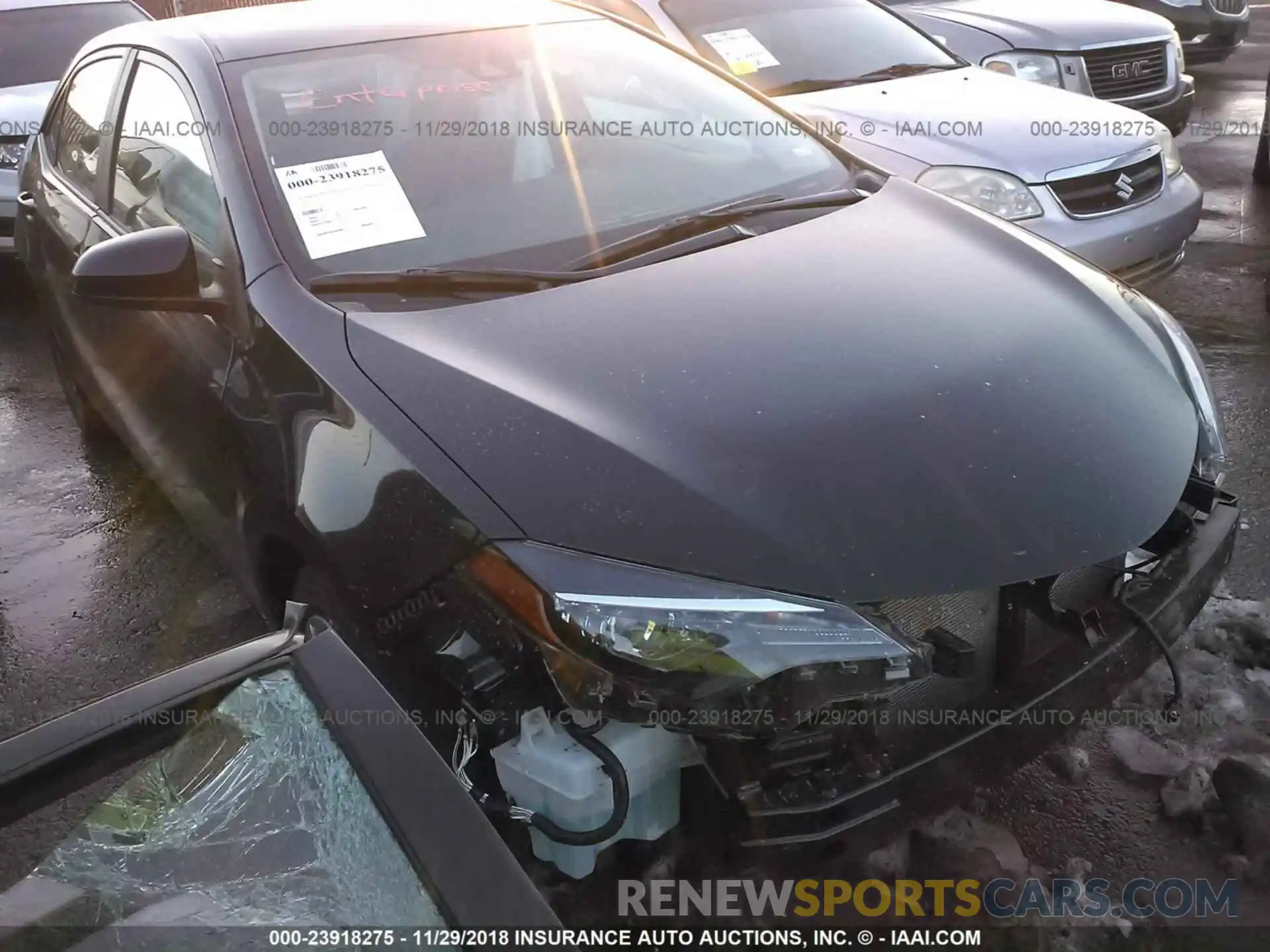 1 Photograph of a damaged car 2T1BURHE8KC148603 TOYOTA COROLLA 2019