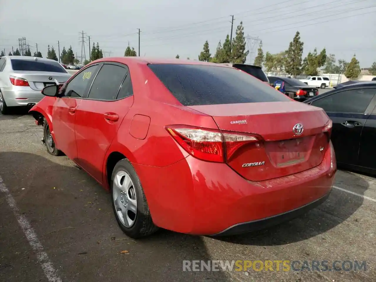 3 Photograph of a damaged car 2T1BURHE8KC148679 TOYOTA COROLLA 2019