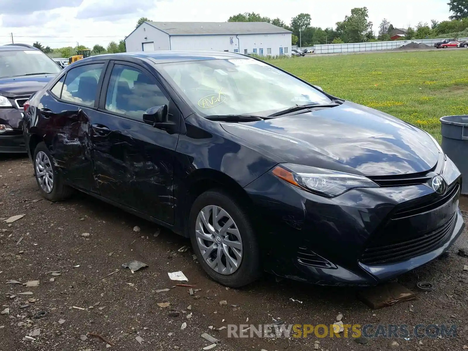 1 Photograph of a damaged car 2T1BURHE8KC148701 TOYOTA COROLLA 2019