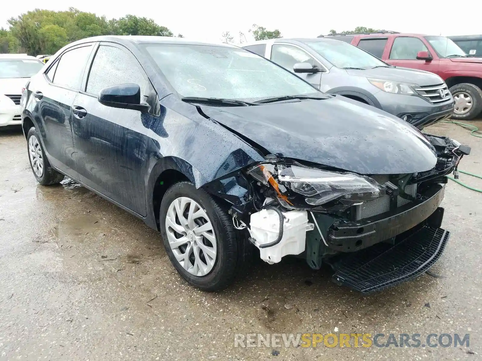 1 Photograph of a damaged car 2T1BURHE8KC149153 TOYOTA COROLLA 2019