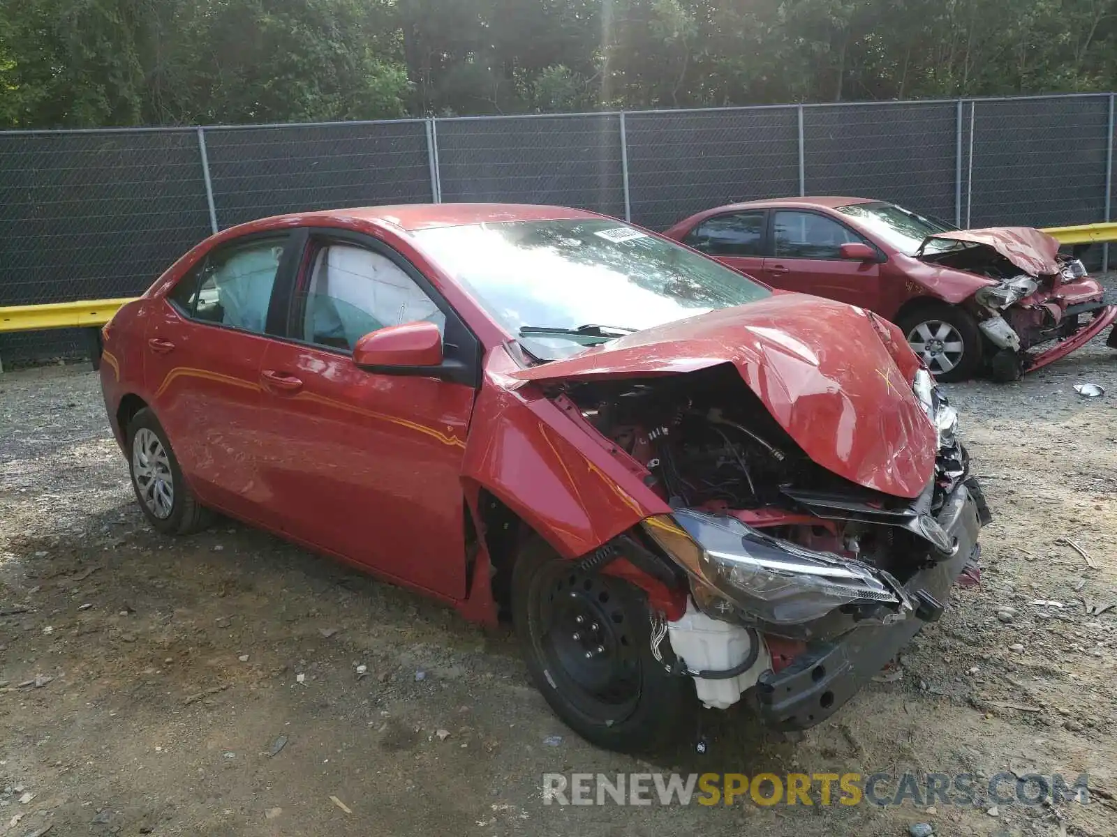 1 Photograph of a damaged car 2T1BURHE8KC149184 TOYOTA COROLLA 2019