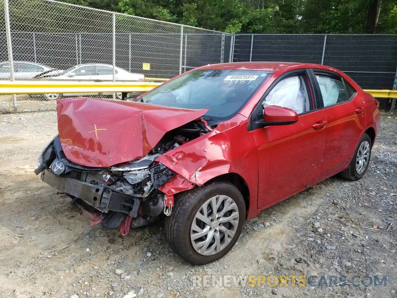 2 Photograph of a damaged car 2T1BURHE8KC149184 TOYOTA COROLLA 2019