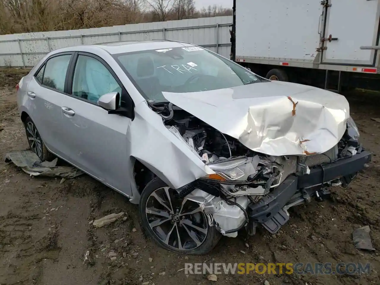 1 Photograph of a damaged car 2T1BURHE8KC149296 TOYOTA COROLLA 2019