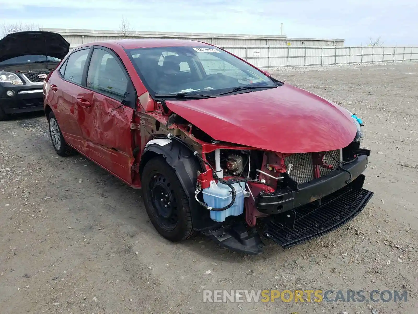 1 Photograph of a damaged car 2T1BURHE8KC149606 TOYOTA COROLLA 2019