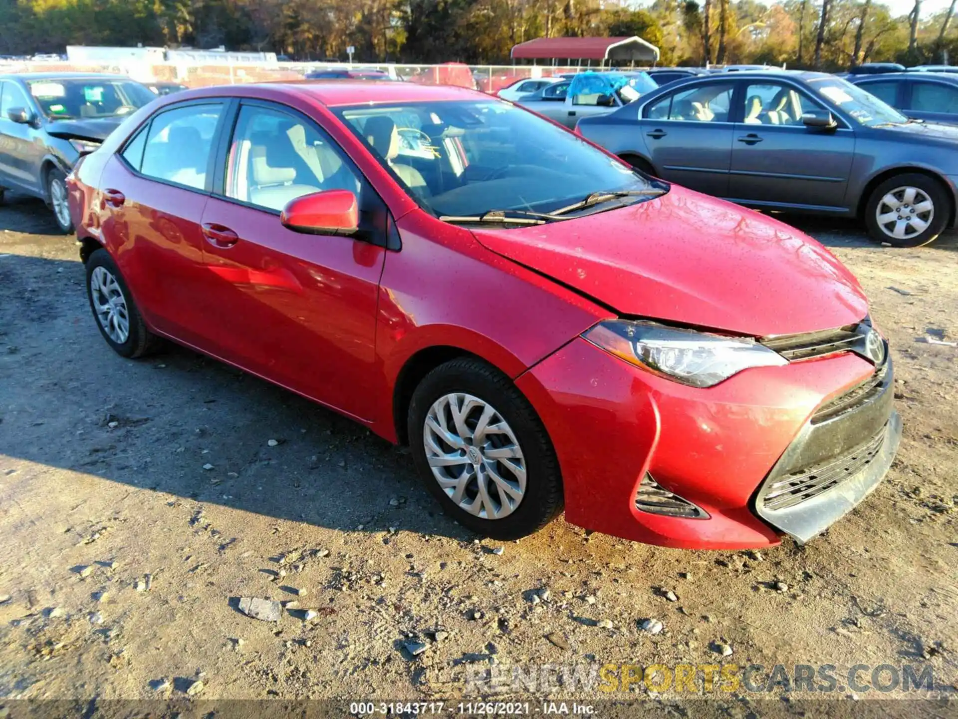 1 Photograph of a damaged car 2T1BURHE8KC149783 TOYOTA COROLLA 2019