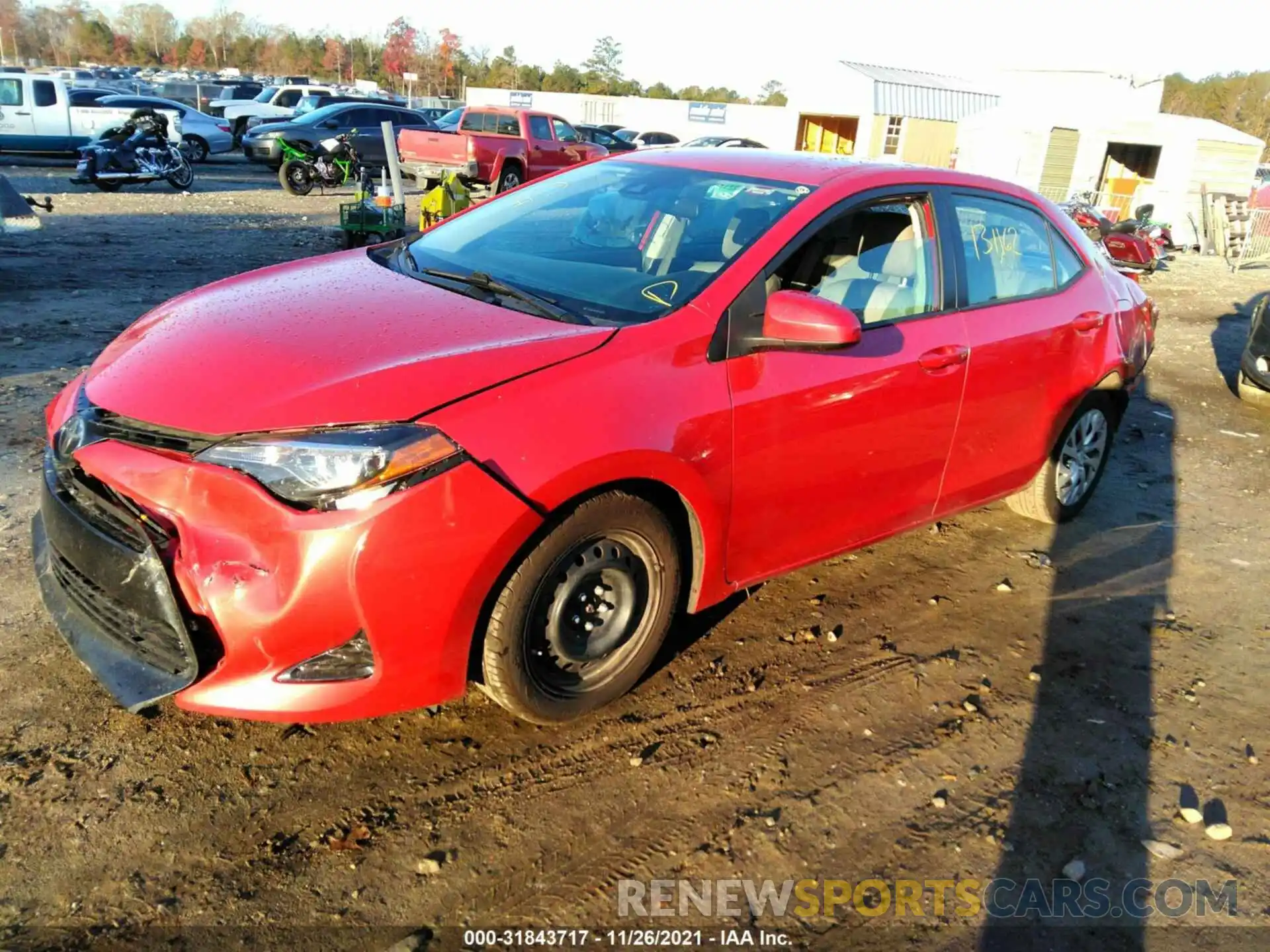 2 Photograph of a damaged car 2T1BURHE8KC149783 TOYOTA COROLLA 2019