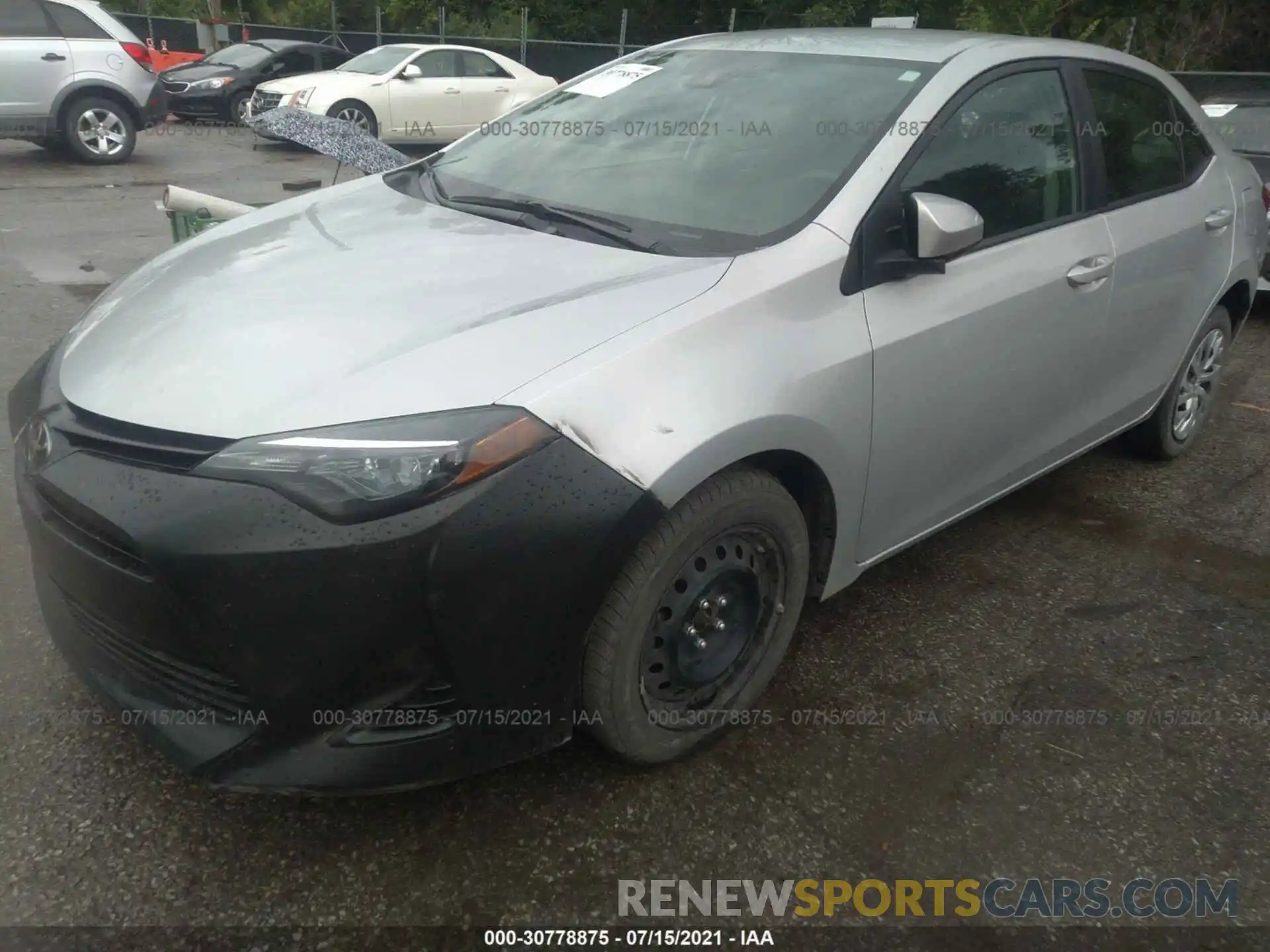 2 Photograph of a damaged car 2T1BURHE8KC149816 TOYOTA COROLLA 2019