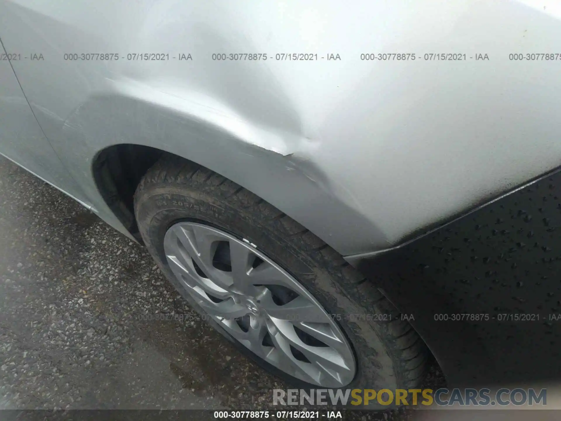 6 Photograph of a damaged car 2T1BURHE8KC149816 TOYOTA COROLLA 2019