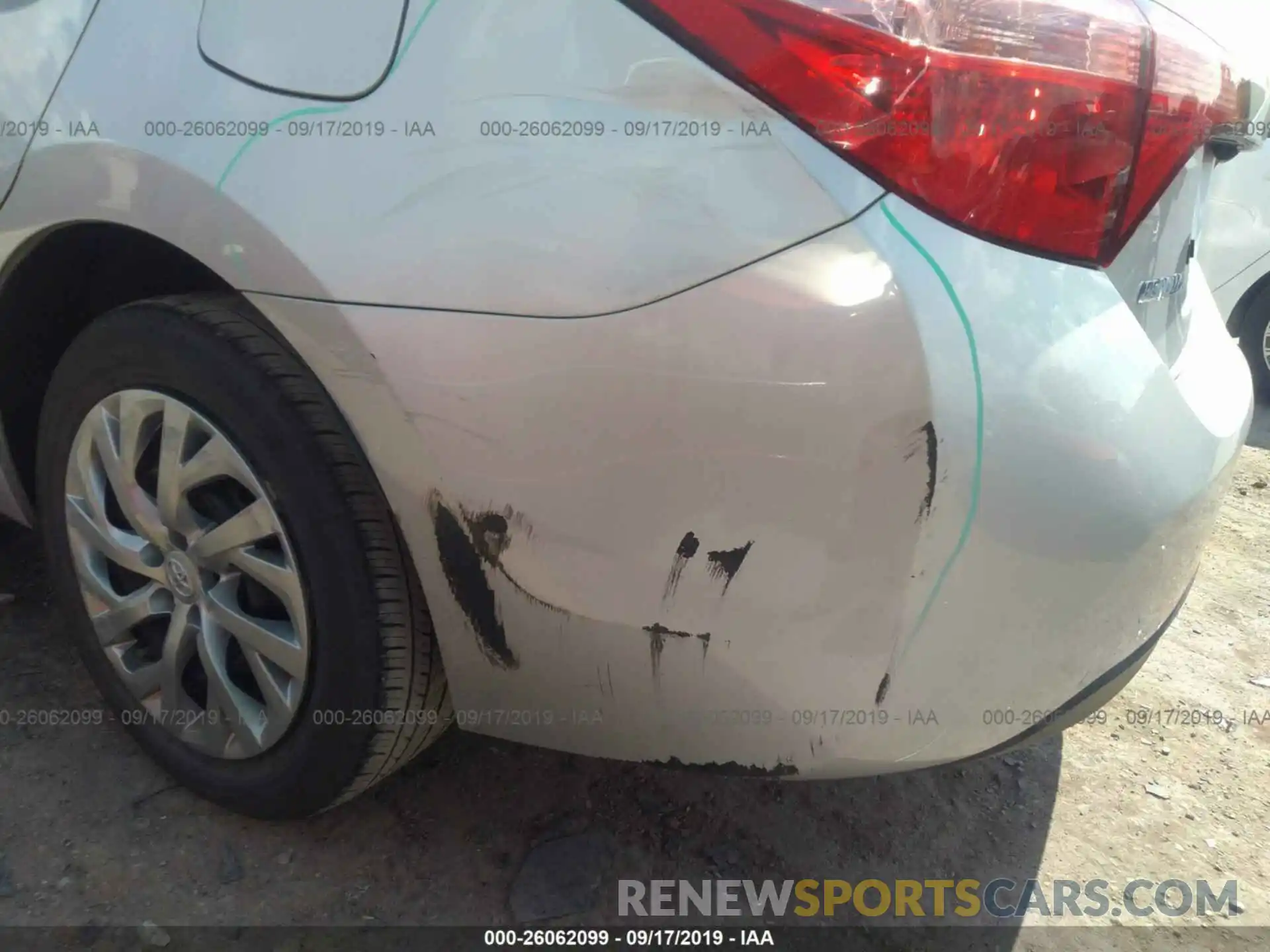 6 Photograph of a damaged car 2T1BURHE8KC149914 TOYOTA COROLLA 2019